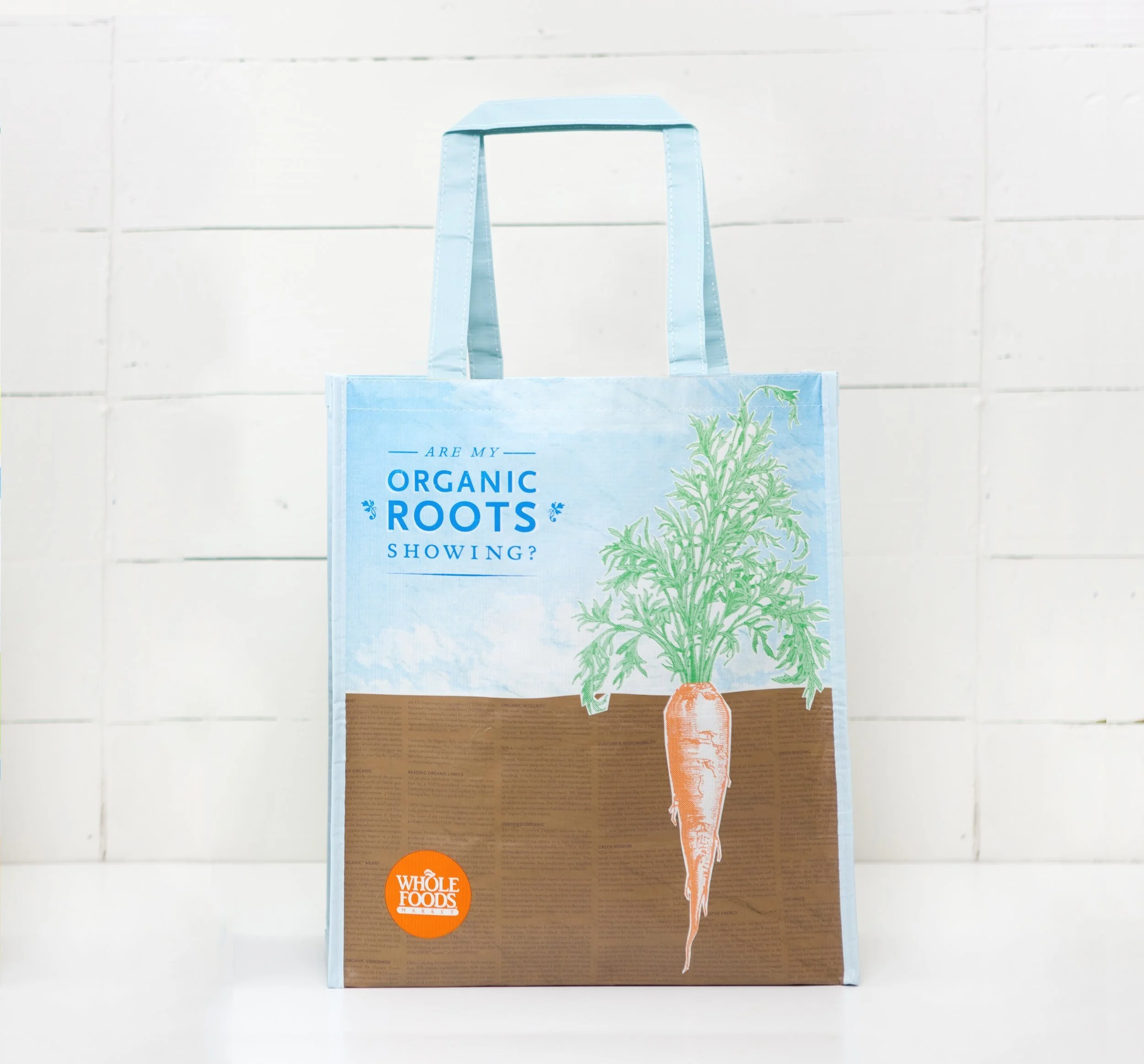 French Fox Design: Whole Foods Market, Better Reusable Bags Featuring a Carrot