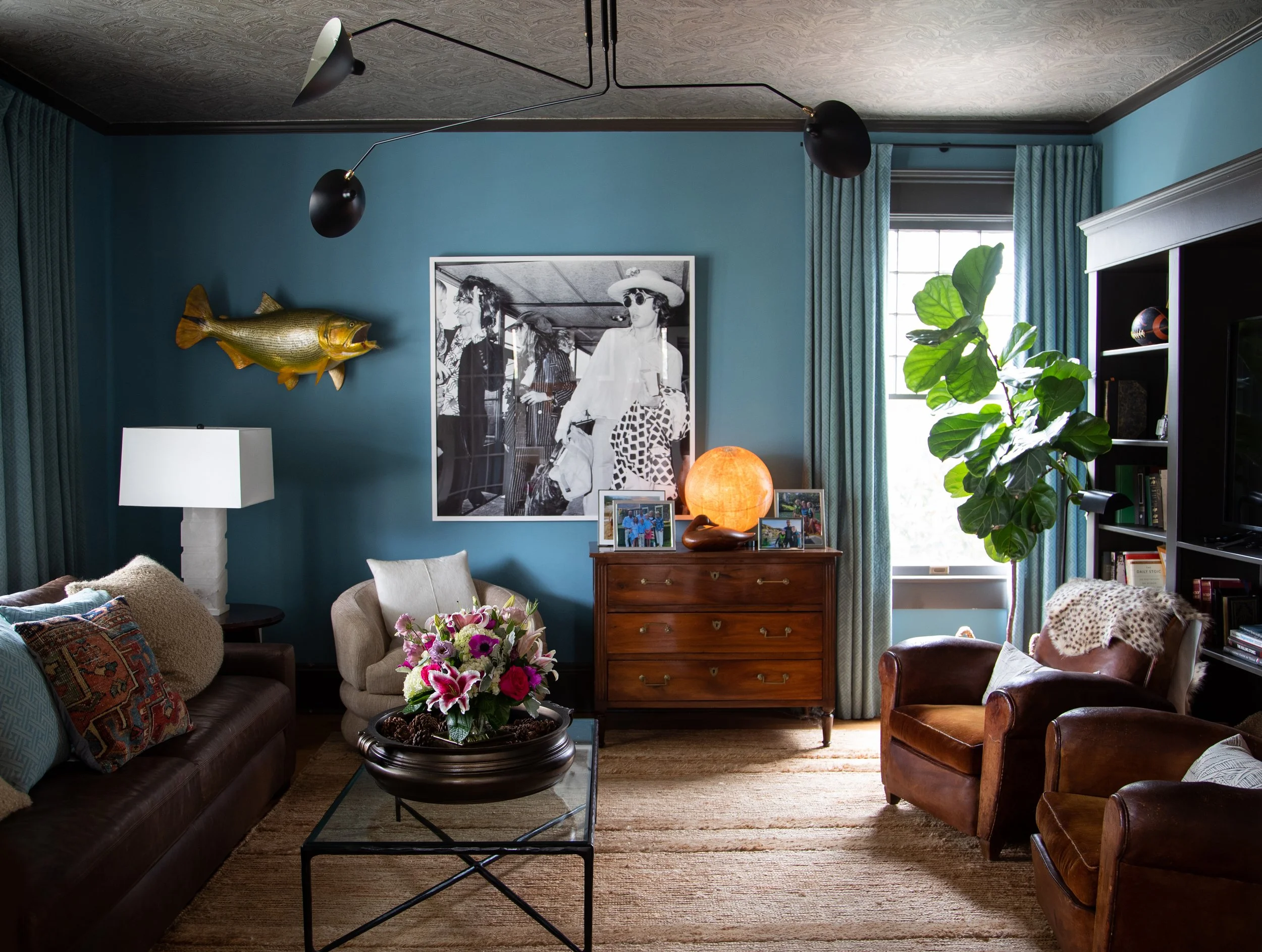 French Fox Design: Preservation Austin 2023 Homes Tour, Featured Home Living Room