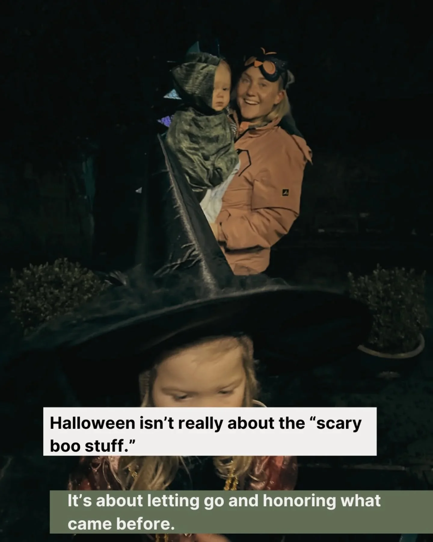 Halloween isn&rsquo;t really about the scary boo stuff.

It&rsquo;s about where it all started &mdash; with the turning of the seasons, the honoring of ancestors, and slowing into the rhythm of what&rsquo;s next.

Samhain wasn&rsquo;t meant to be spo