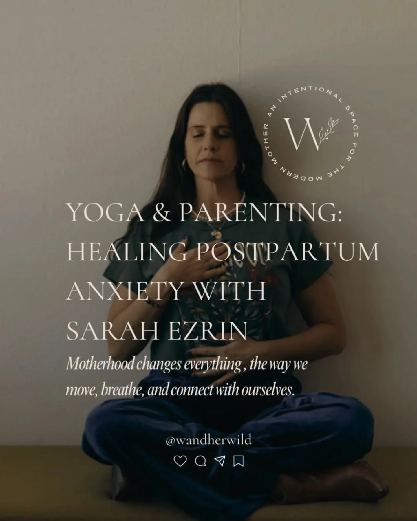 Motherhood changes everything &mdash; our rhythms, our bodies, our sense of self. 💫

In this week&rsquo;s episode of The WandHERwild Podcast, I sit down with @sarahezrinyoga &mdash; author of The Yoga of Parenting &mdash; to talk about what happens 