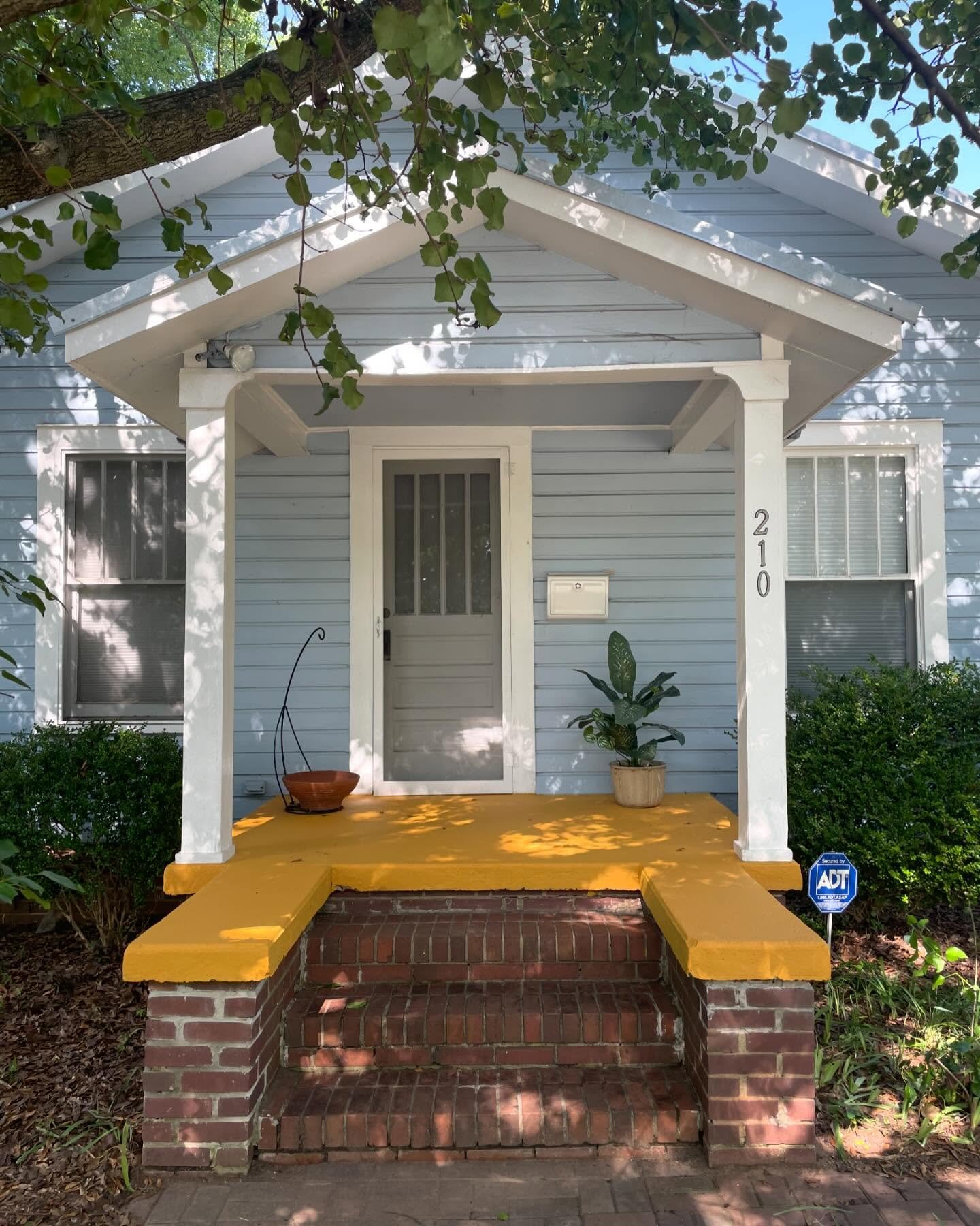 Repainted an old front porch!!