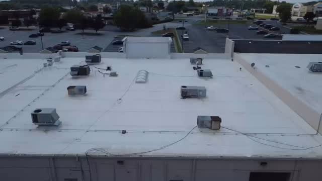One of our Techs performs a Roof Inspection using one of the DJI 4k drones from our fleet!