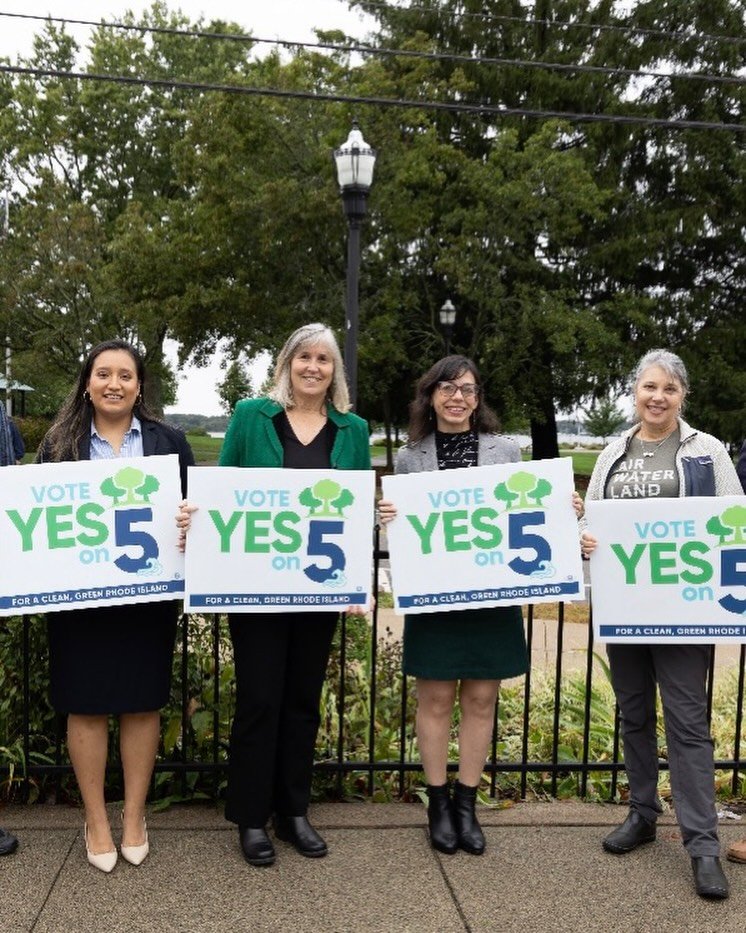 Joined some House colleagues for the kickoff of this year&rsquo;s campaign to support the Green Bond. 
The bond would include funding for the
 *Resilient Rhody Infrastructure Fund, 
* Improvements to state beaches, parks and campgrounds, 
* Restoring
