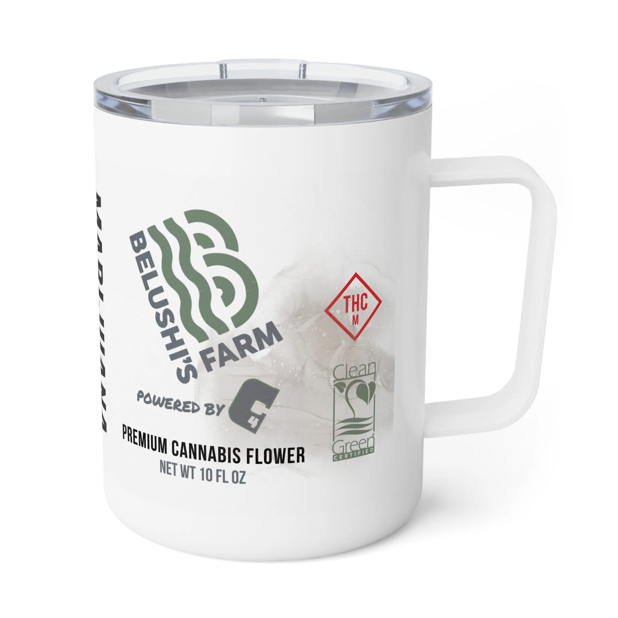 The Belushi's Farm Pop-Top Travel Mug