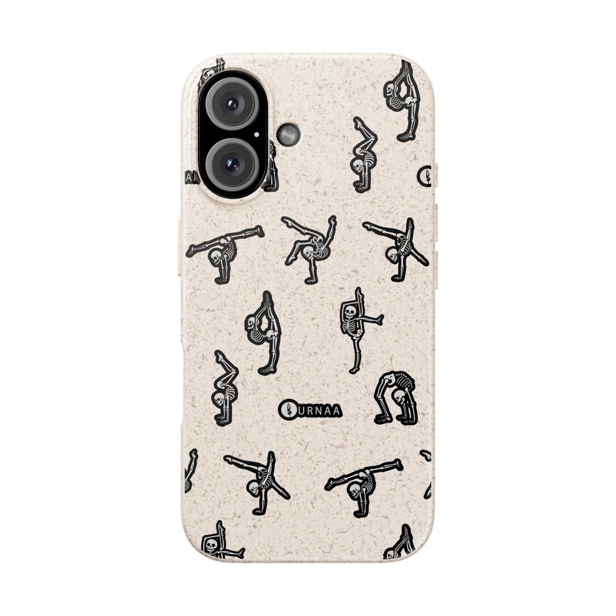 Skeleton Contortion Biodegradable Phone Case 💀📱✨