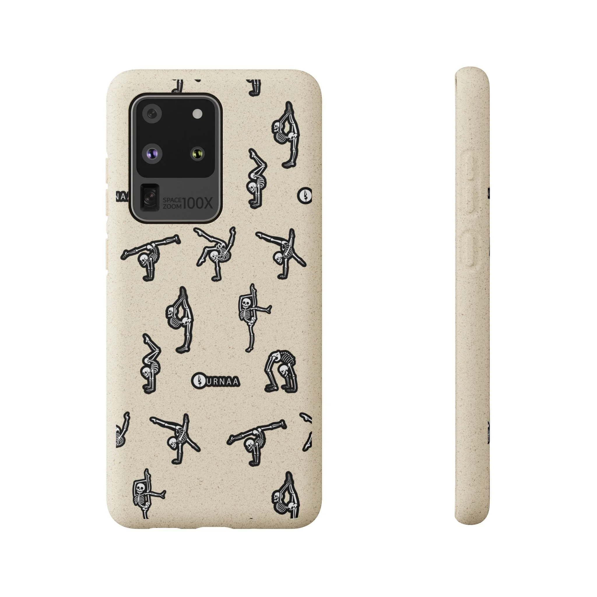 Skeleton Contortion Biodegradable Phone Case 💀📱✨
