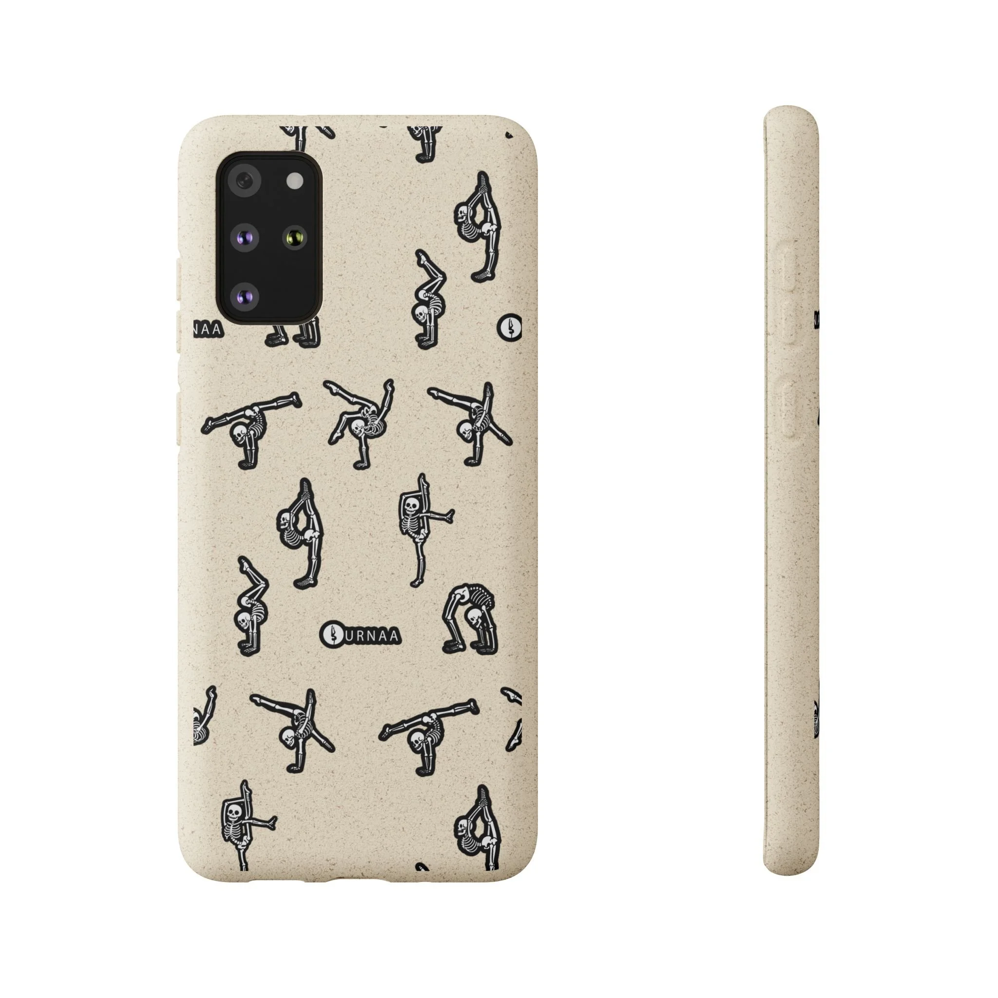Skeleton Contortion Biodegradable Phone Case 💀📱✨