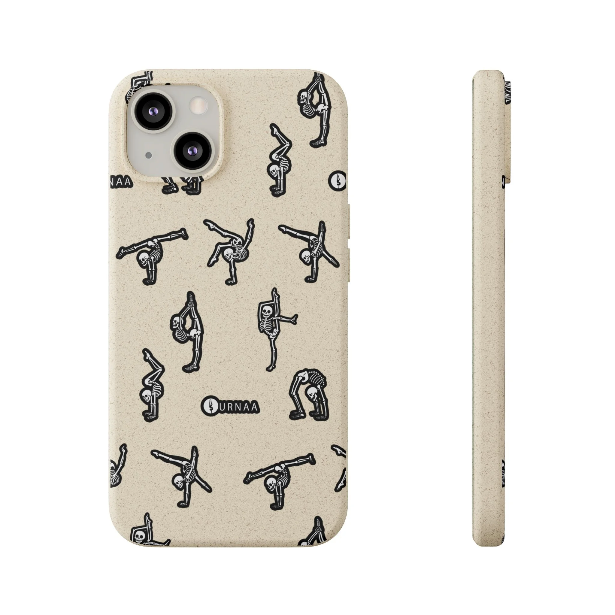 Skeleton Contortion Biodegradable Phone Case 💀📱✨