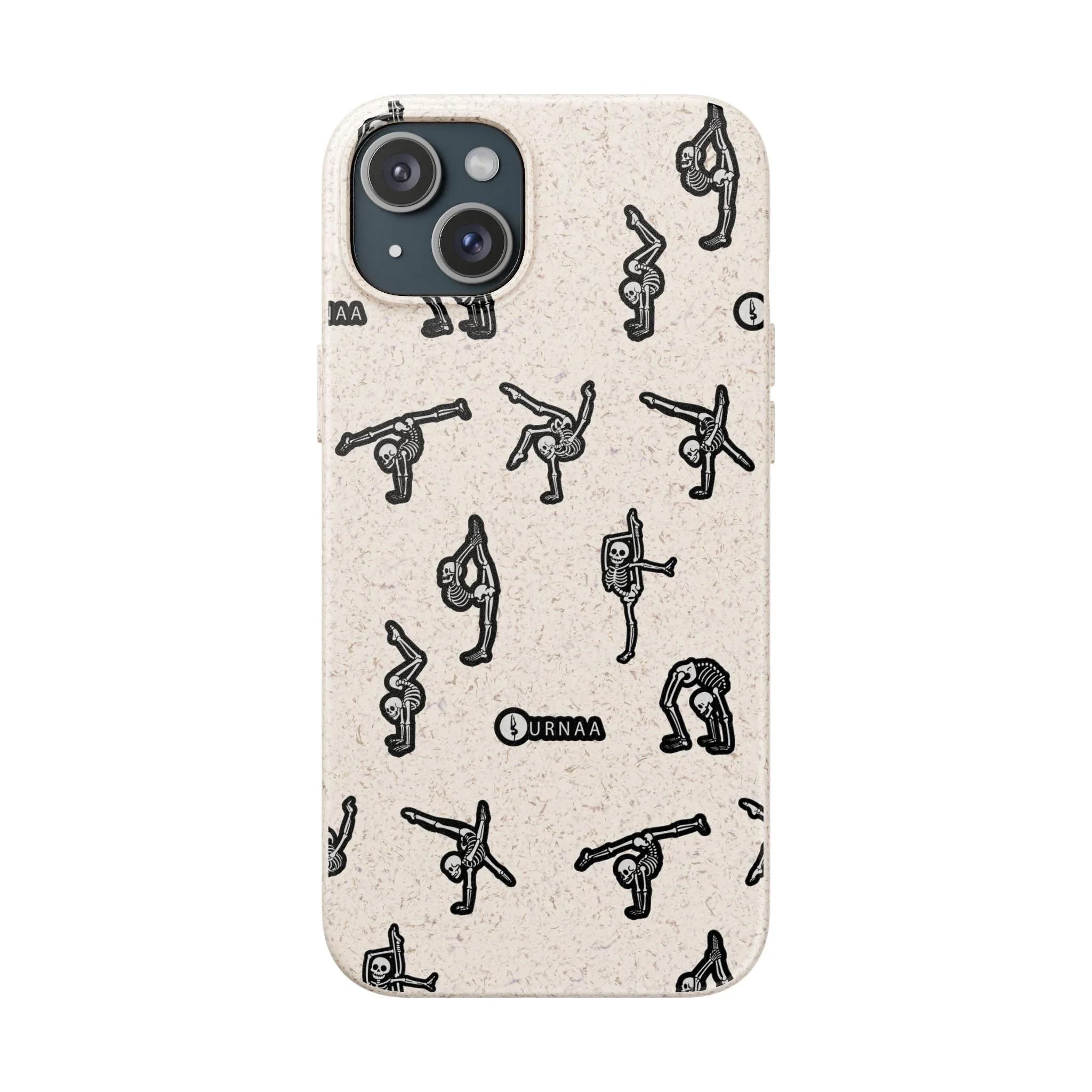 Skeleton Contortion Biodegradable Phone Case 💀📱✨