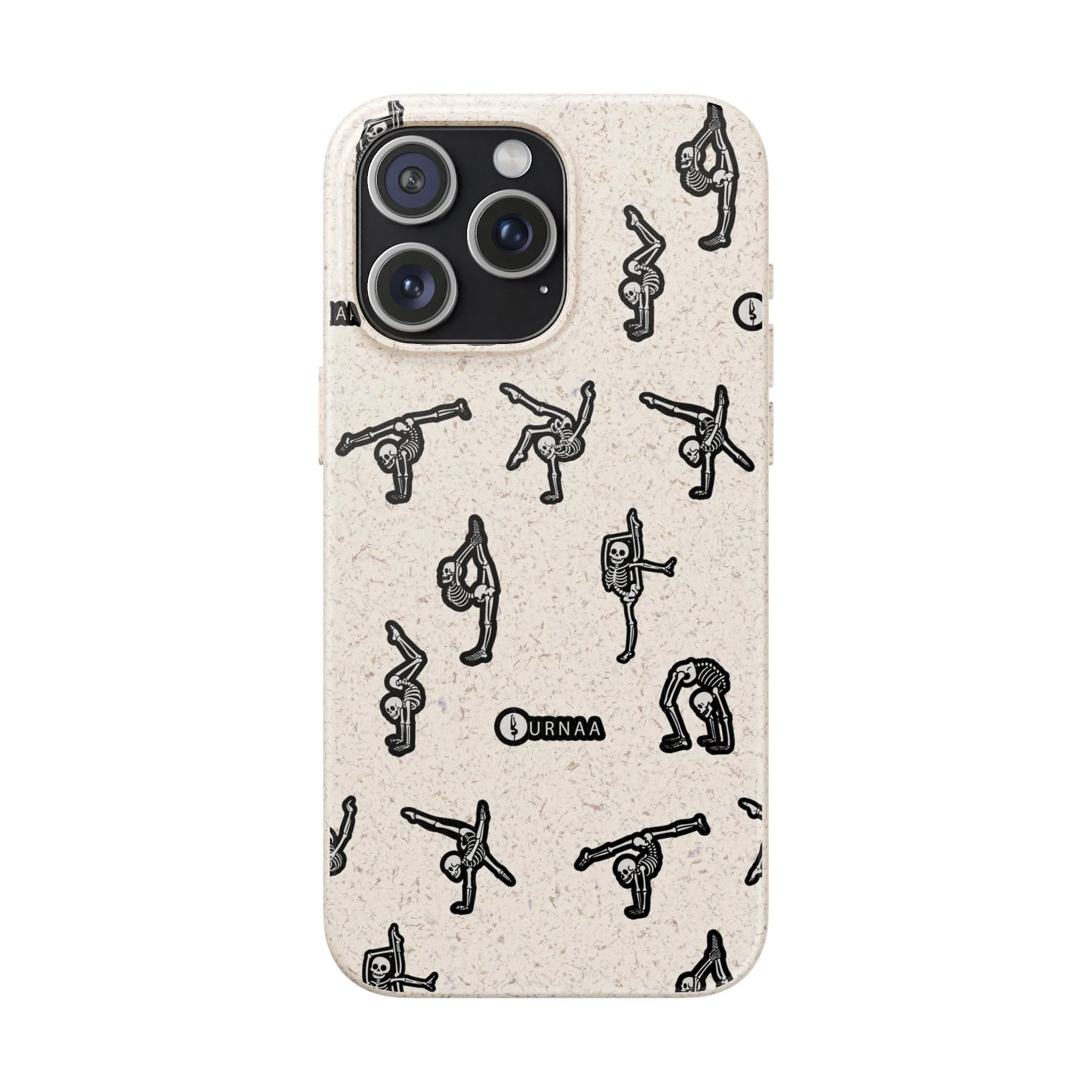 Skeleton Contortion Biodegradable Phone Case 💀📱✨