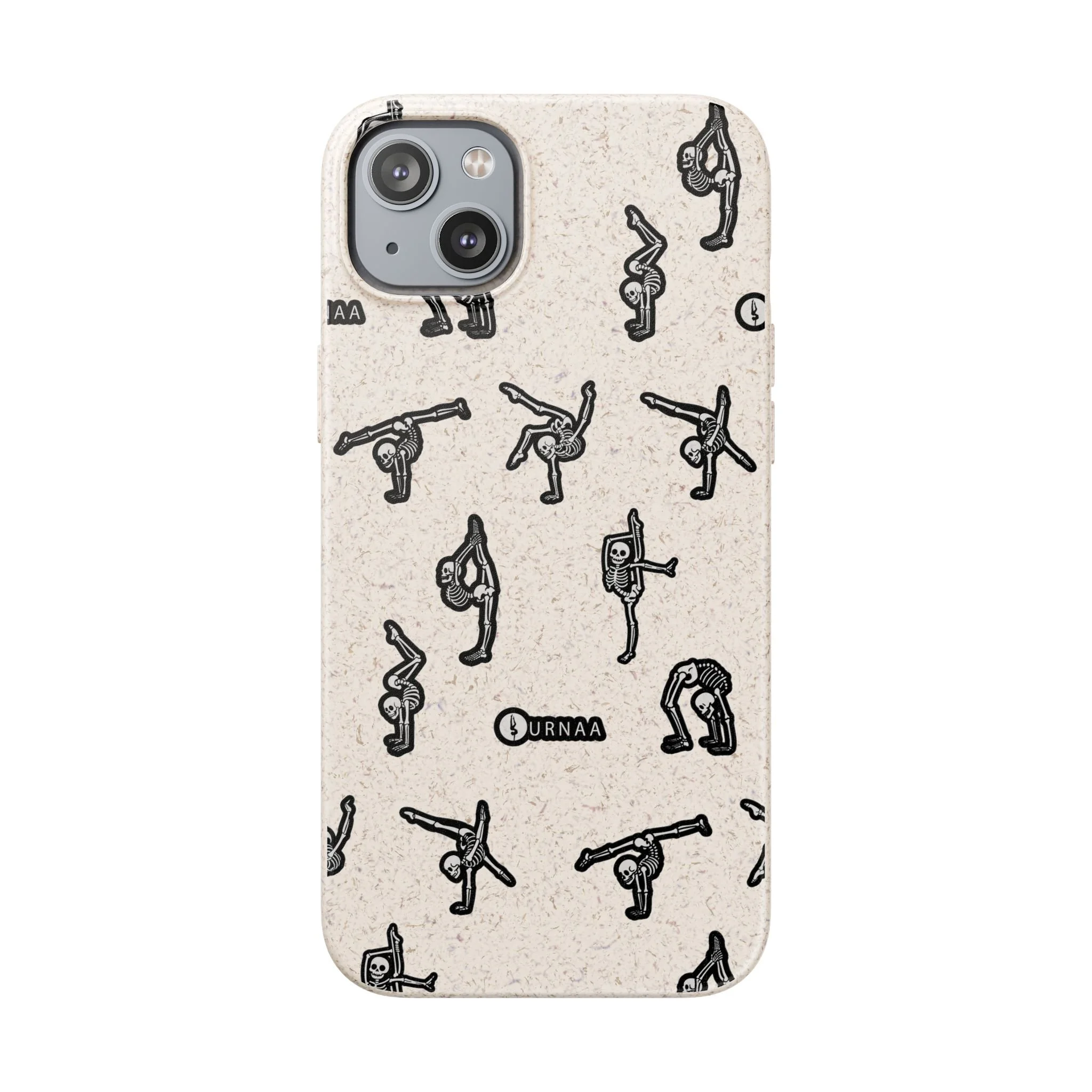 Skeleton Contortion Biodegradable Phone Case 💀📱✨