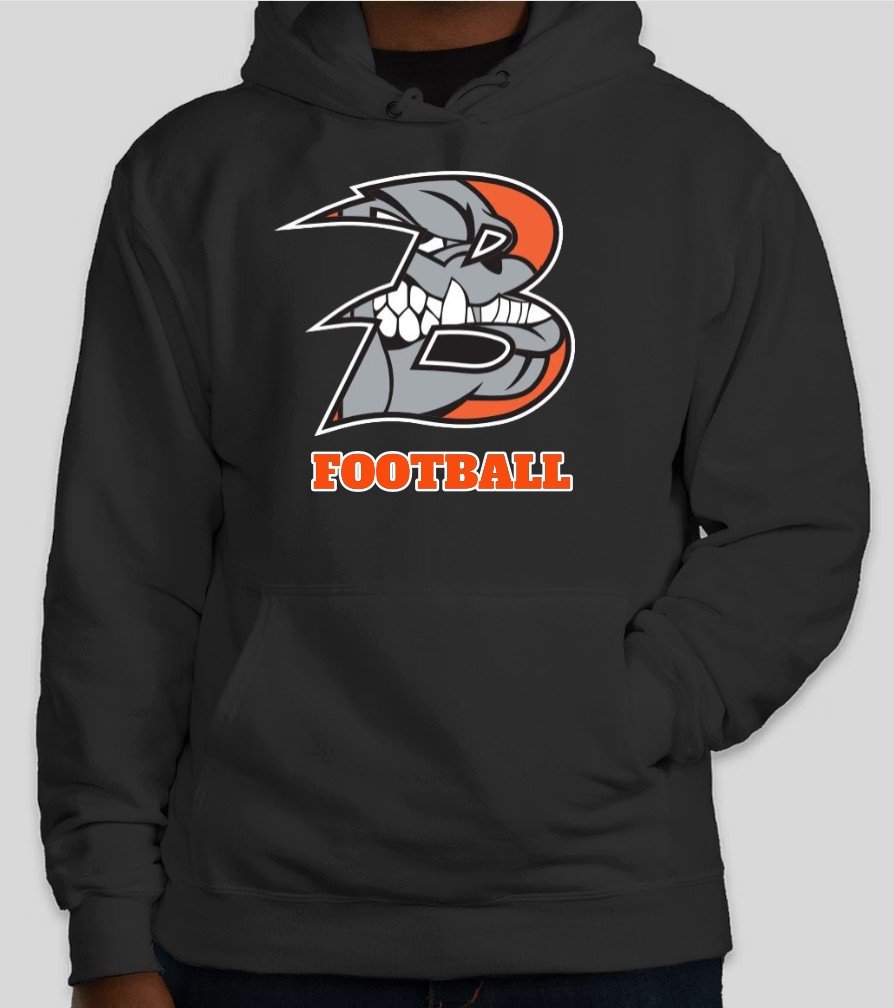 Hoodie with Bulldog Logo