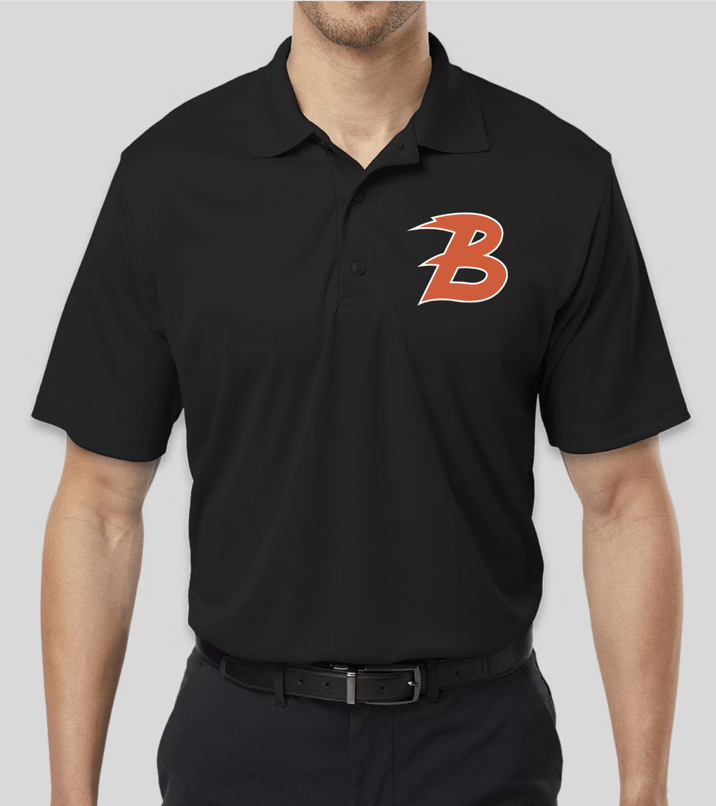 Polo Shirt with Embroidered Logo