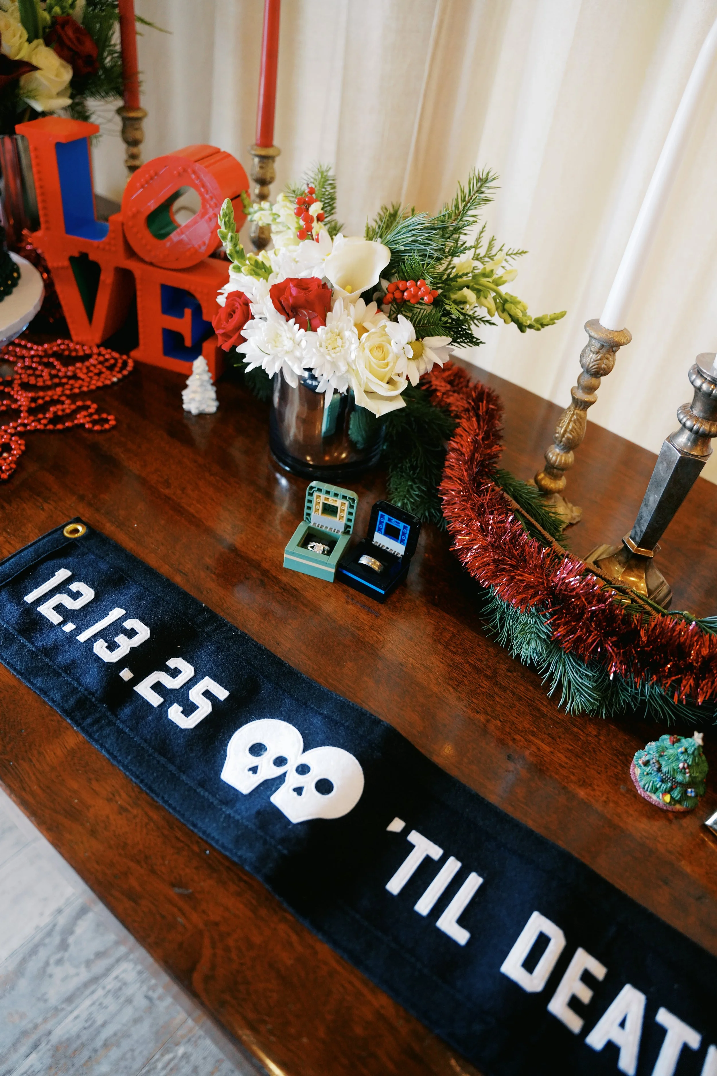 Wedding reception details and table design Heirloom Hideaway Fort Worth