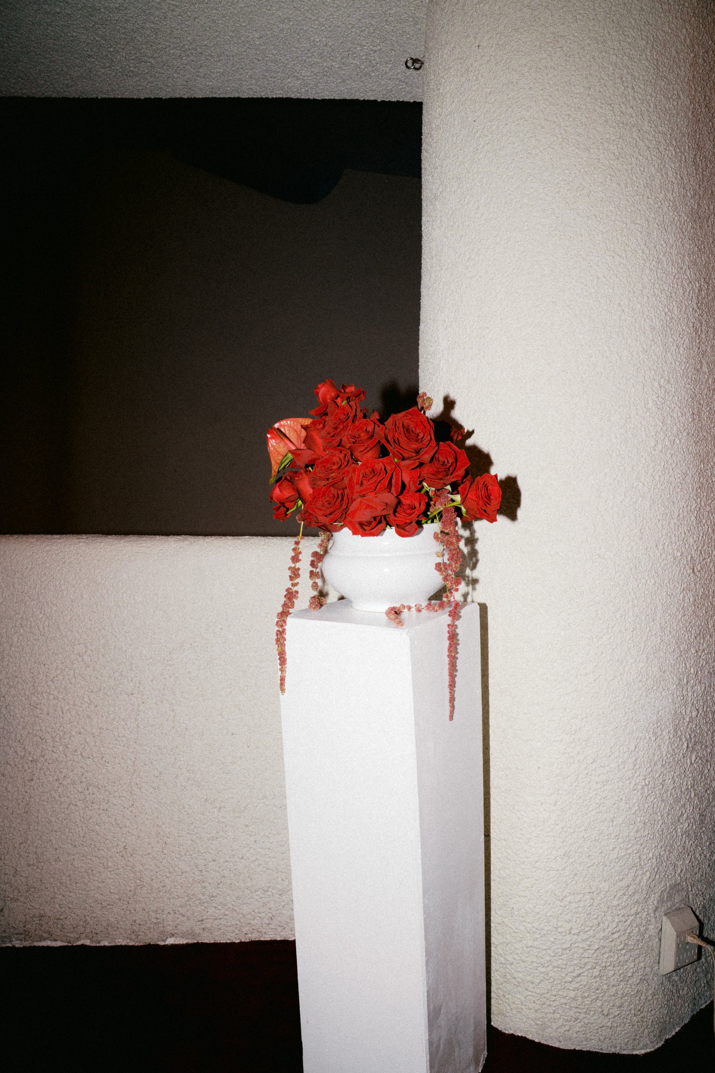 Creative wedding photos on film at Texas Theatre Dallas