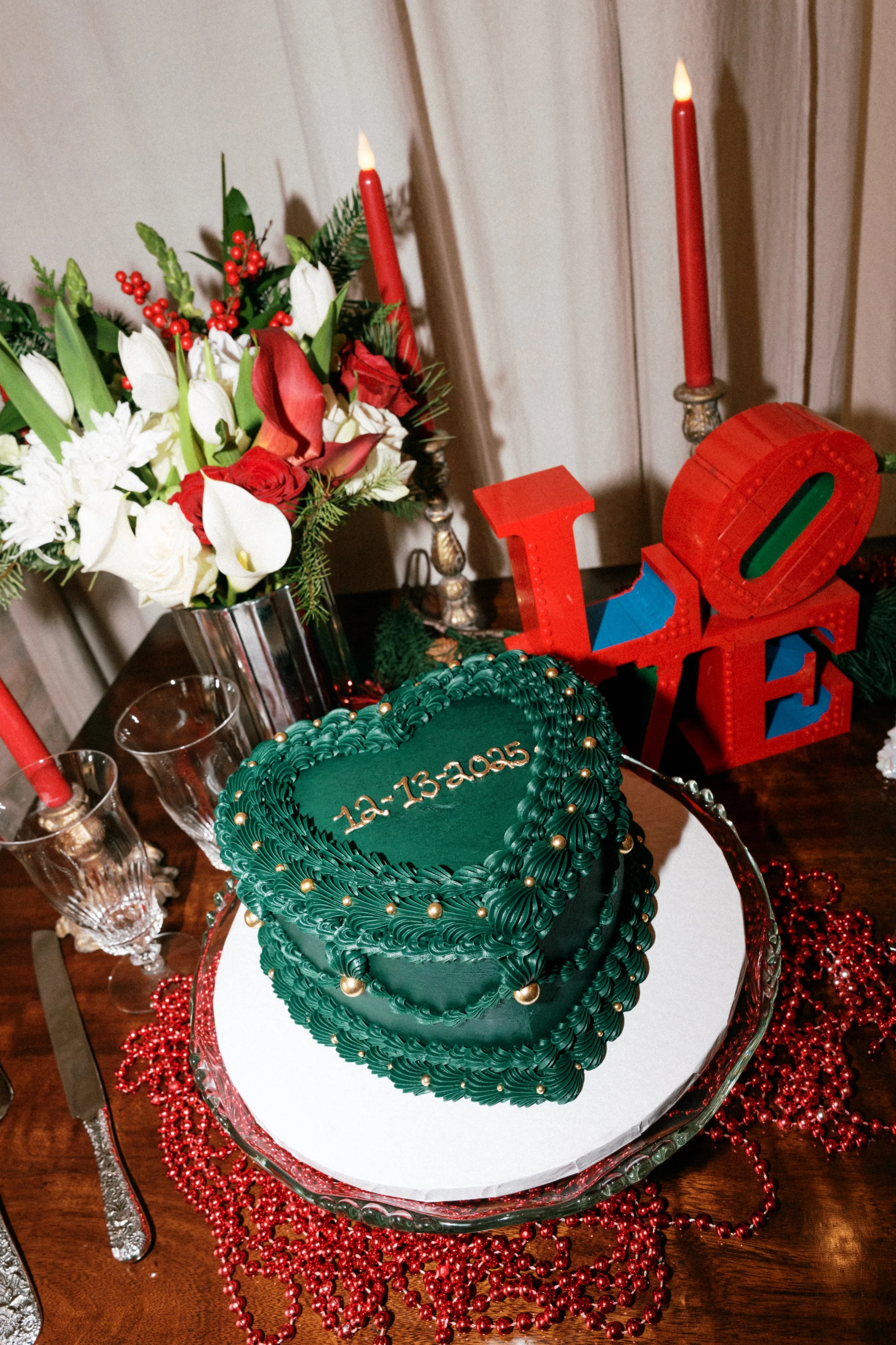 Wedding reception details and table design Heirloom Hideaway Fort Worth