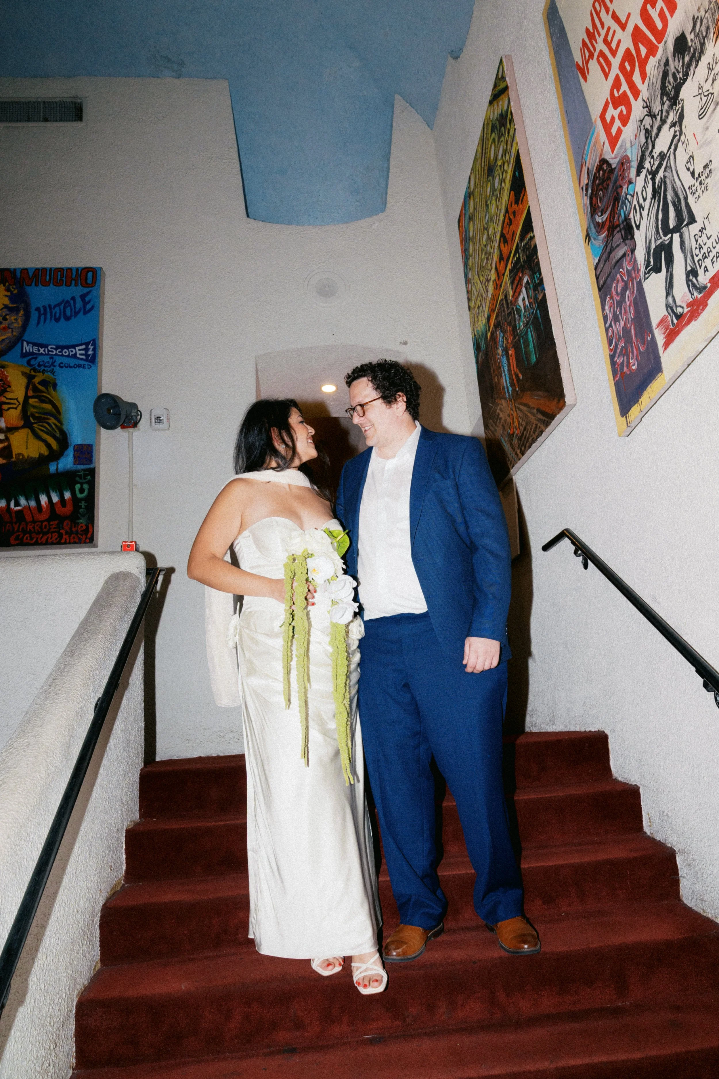 Creative wedding photography at Texas Theatre Dallas