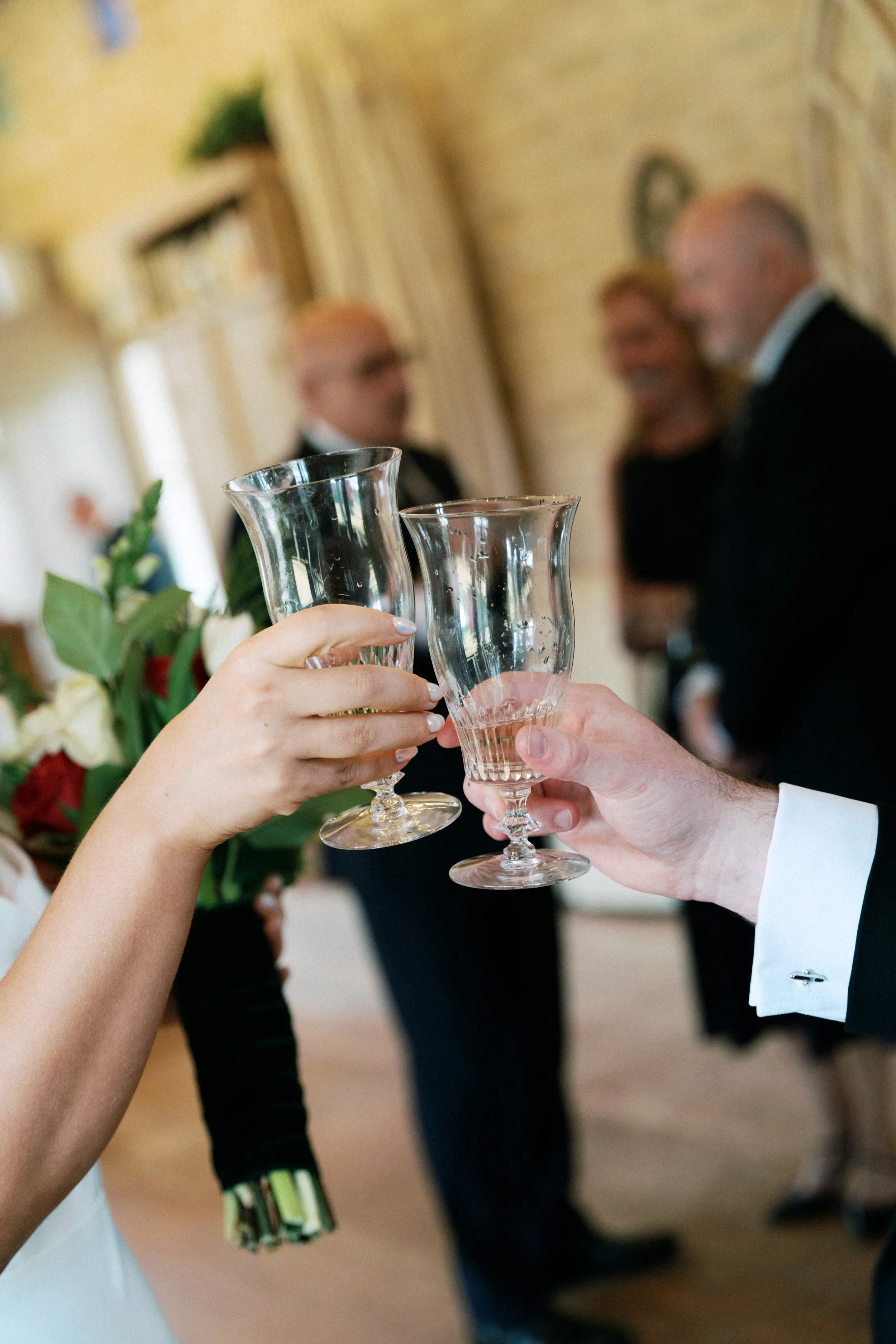 Wedding reception details at Heirloom Hideaway Fort Worth