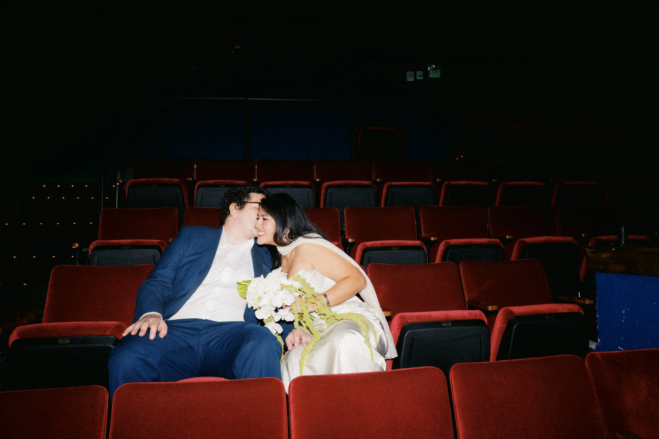 Creative wedding photography at Texas Theatre Dallas