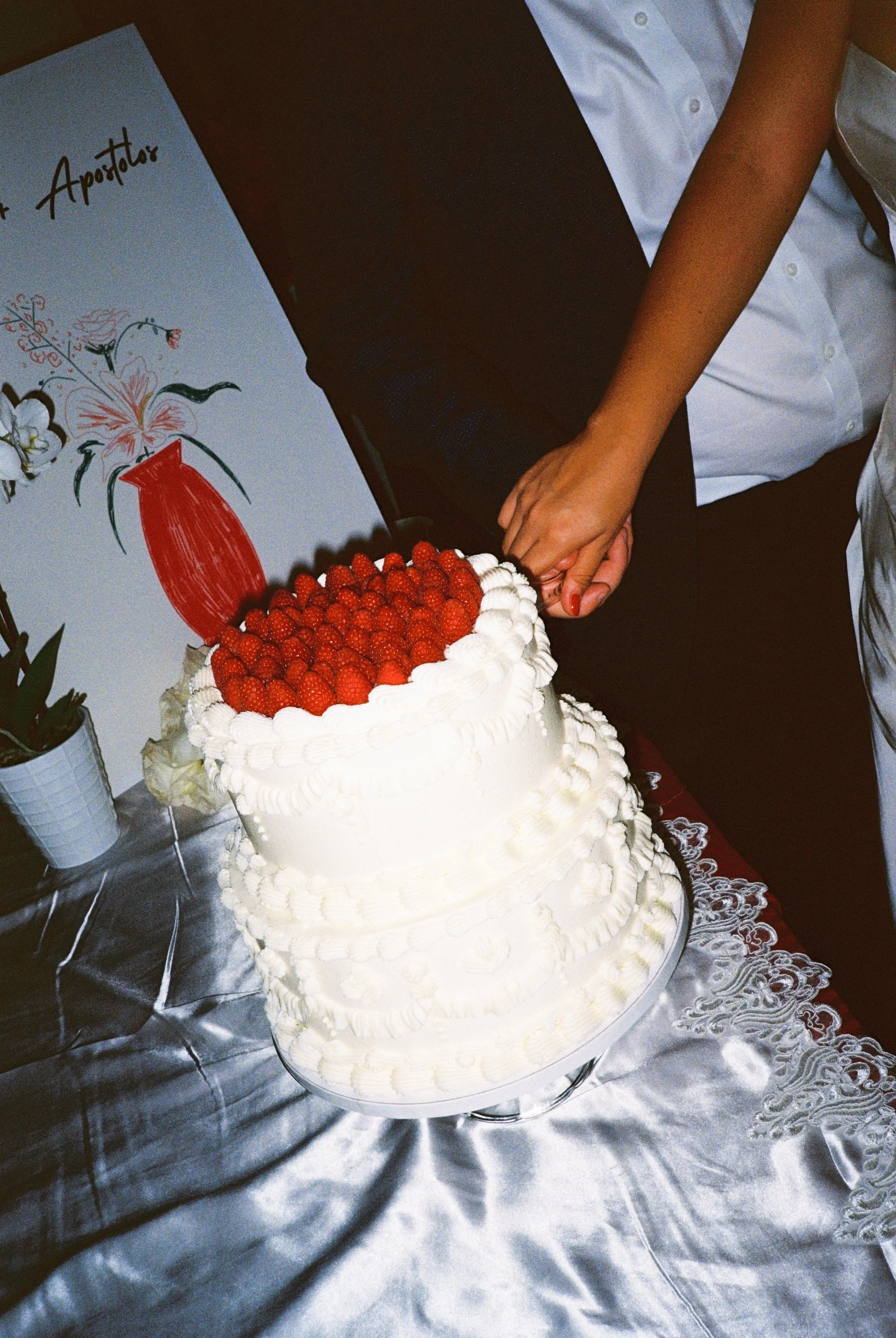 Intimate wedding photography on film at Texas Theatre Dallas