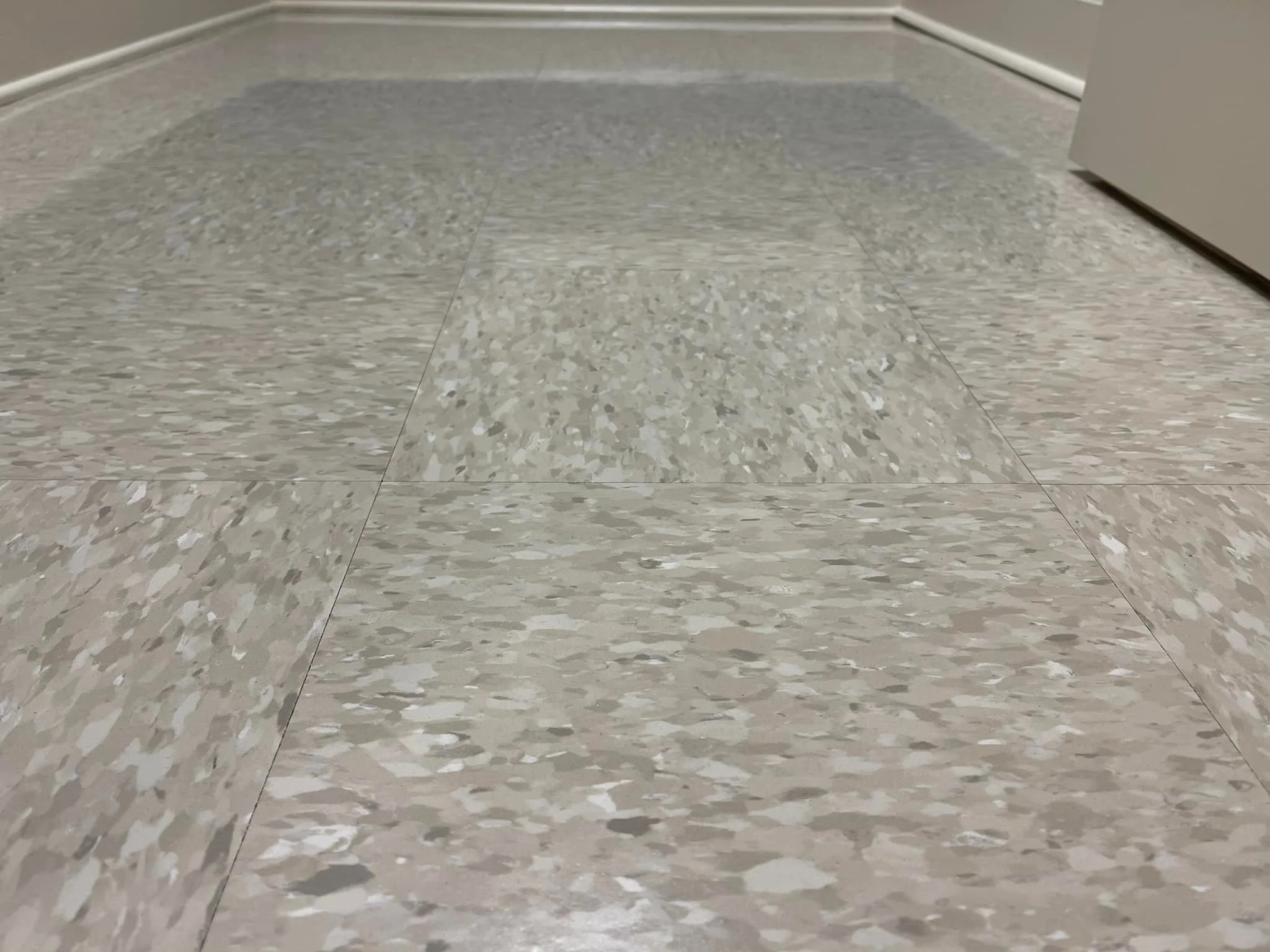 About 1,000 sqft of Interface - Studio Set - A00705 Titanium. We also stripped and waxed all of the VCT to restore some new life in it. HUGE thanks to Alabama Colon & Gastro, P.C. for the work! 