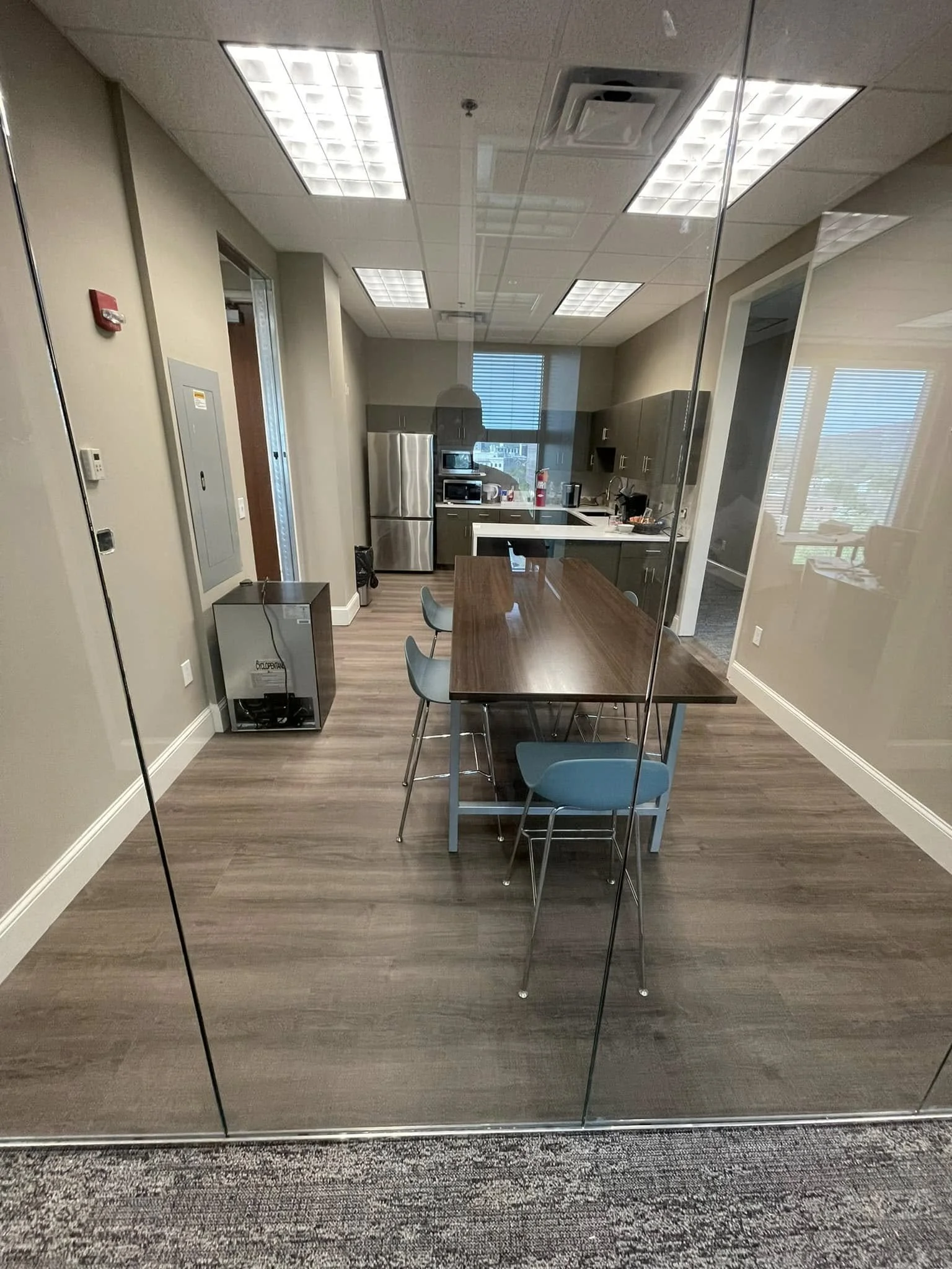 Huge thanks to the great folks at Fuqua & Partners Architects and In The Loop with Lori for making this project possible! Fuqua now has a beautiful space upgraded with all Interface carpet and Mohawk Group LVT. 