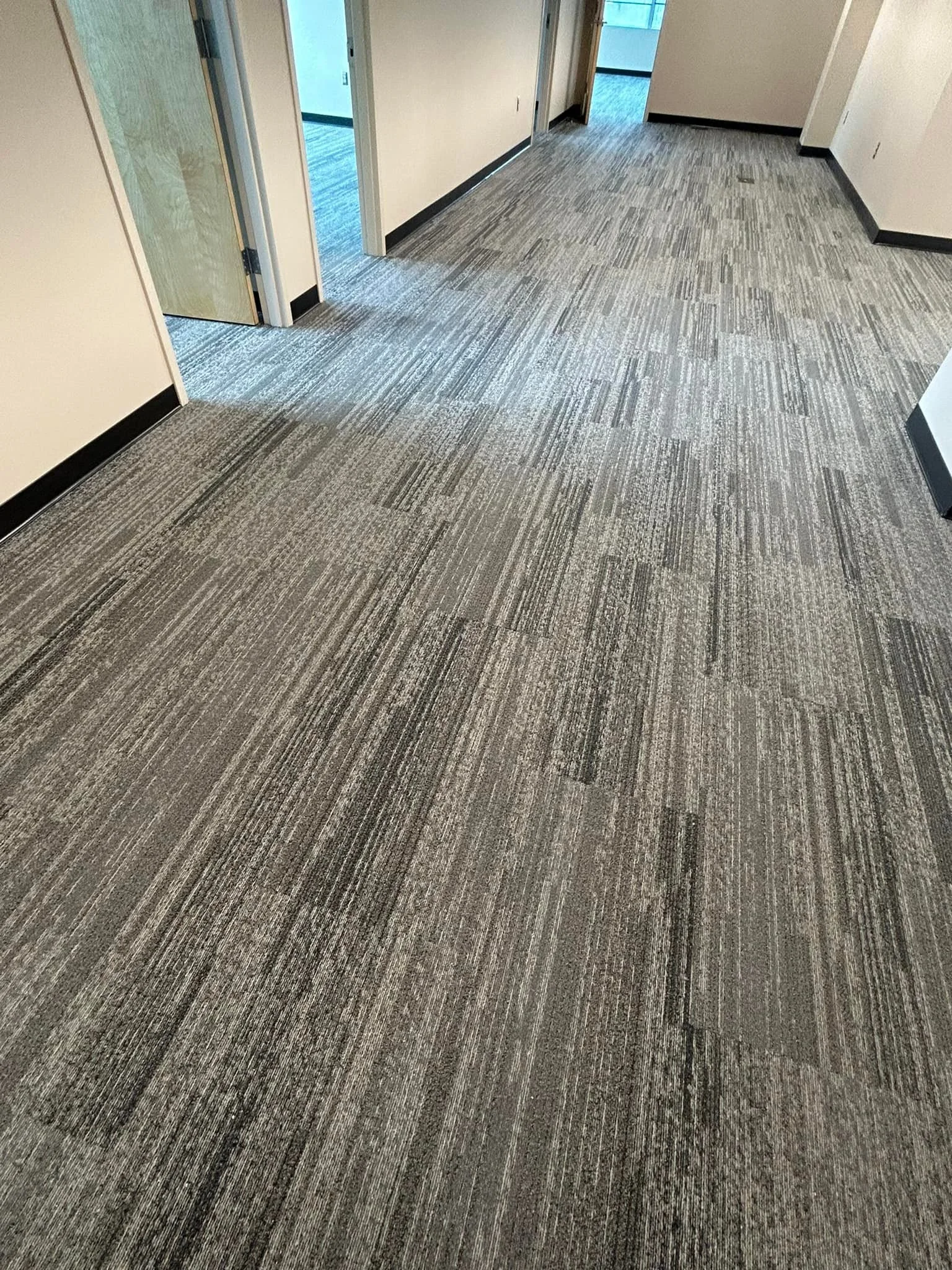 Showing some Mannington Commercial love this morning! 
Cryptogram - Chain 12372 - 18”x36”
Carthage Legacy - Bridgecreek - 24”x24”