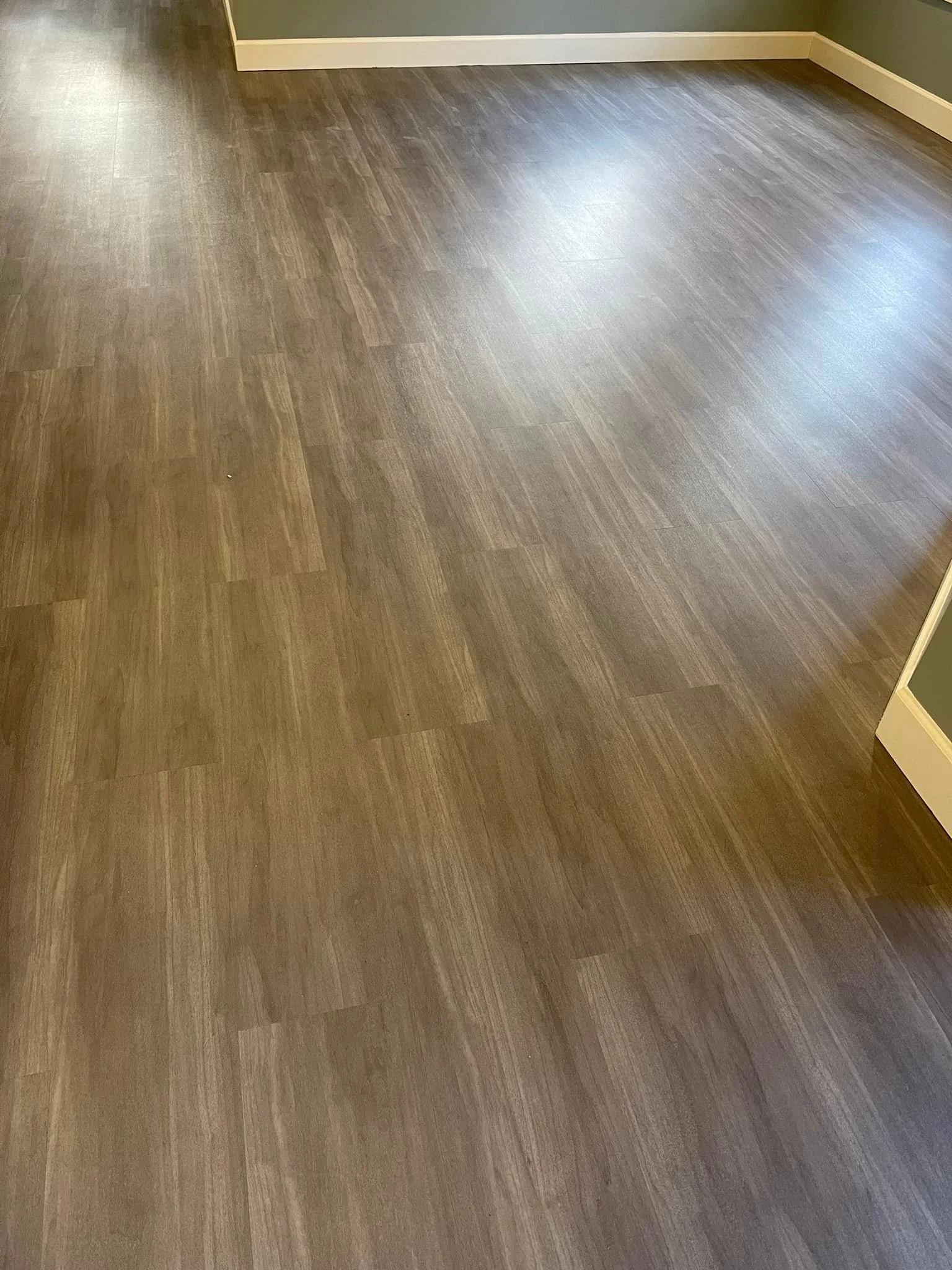 About 1,000 sqft of Interface - Studio Set - A00705 Titanium. We also stripped and waxed all of the VCT to restore some new life in it. HUGE thanks to Alabama Colon & Gastro, P.C. for the work! 
