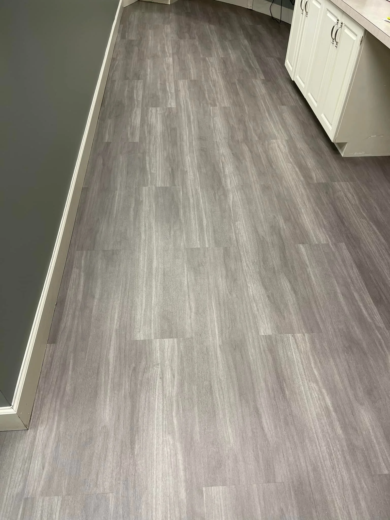 About 1,000 sqft of Interface - Studio Set - A00705 Titanium. We also stripped and waxed all of the VCT to restore some new life in it. HUGE thanks to Alabama Colon & Gastro, P.C. for the work! 