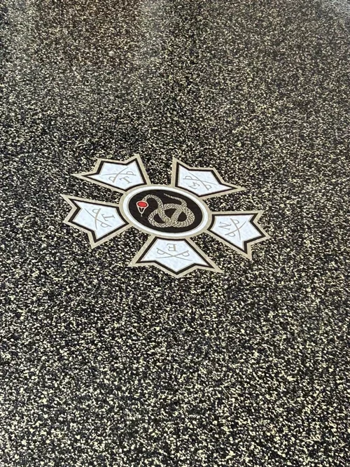 Black & Gold Hermetic Flake Epoxy