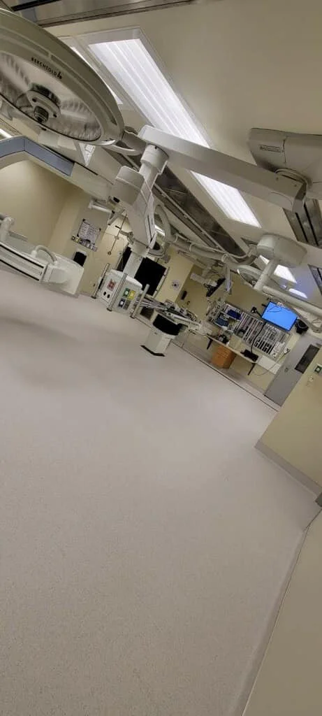 
114 yards of Armstrong Medintech - 84410 Fleck installed at Huntsville Hospital.
