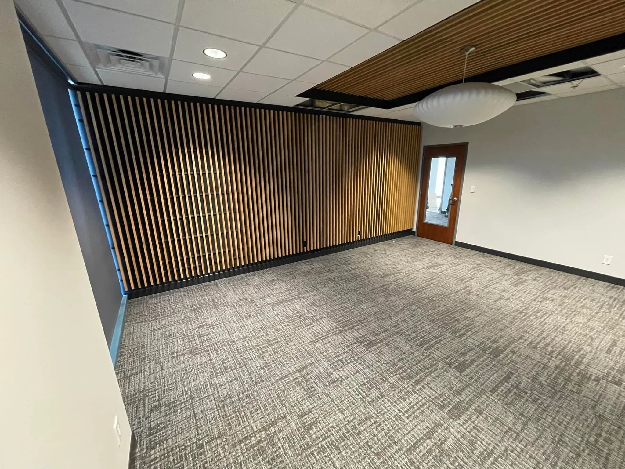 Shaw Contract - Fine Point Tile 5T113 - Charcoal 
Tarkett Official - Mandalay - Burnt Umber 

