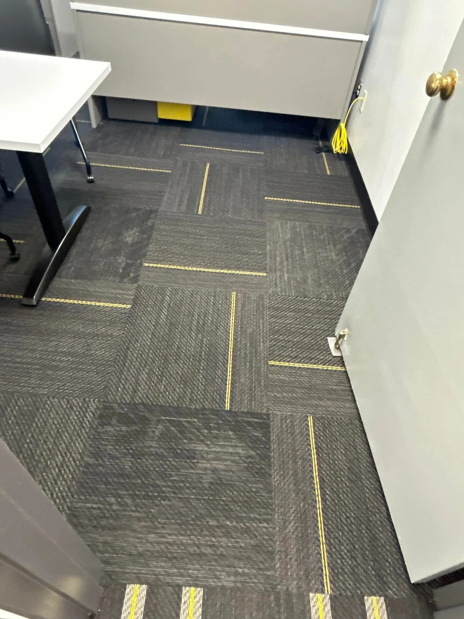 Mohawk Group 
Hem GT178 - Easy 989
Colorbeat GT298 - Ground Turmeric 142
Colorbeat GT160 - Ground Turmeric 142
ZipIt GT296 - Easy 989
Jean GT177 - Easy 989
Selvedge GT179 - Easy 989
Rugged Foundation CO191 - Charcoal Dust 980