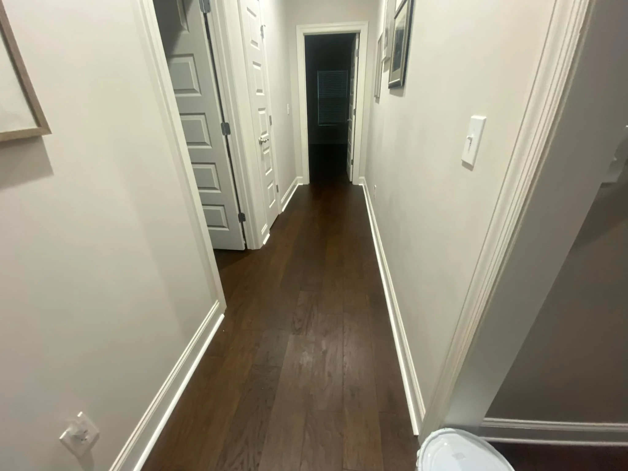 500 sqft - Azalea Lane Flooring - Windsor Collection - Greystone - 3/8” Engineered - 6.5” wide plank.
200 LF 1/4 round.