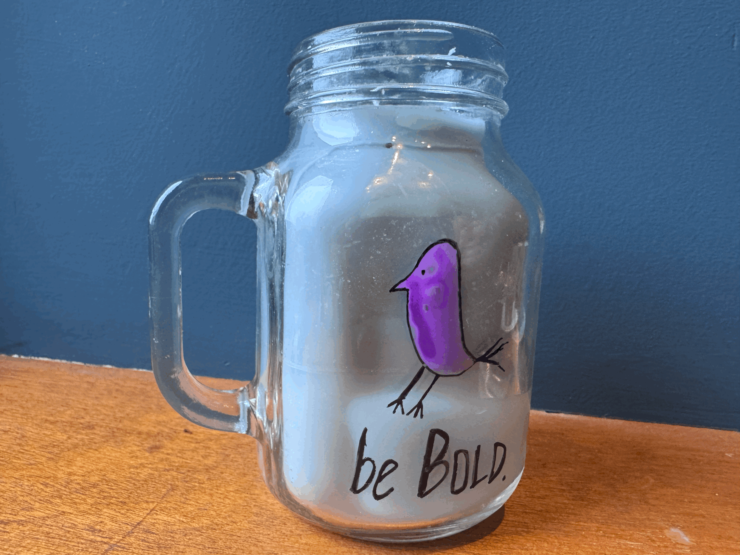 A Wee Homemade Candle