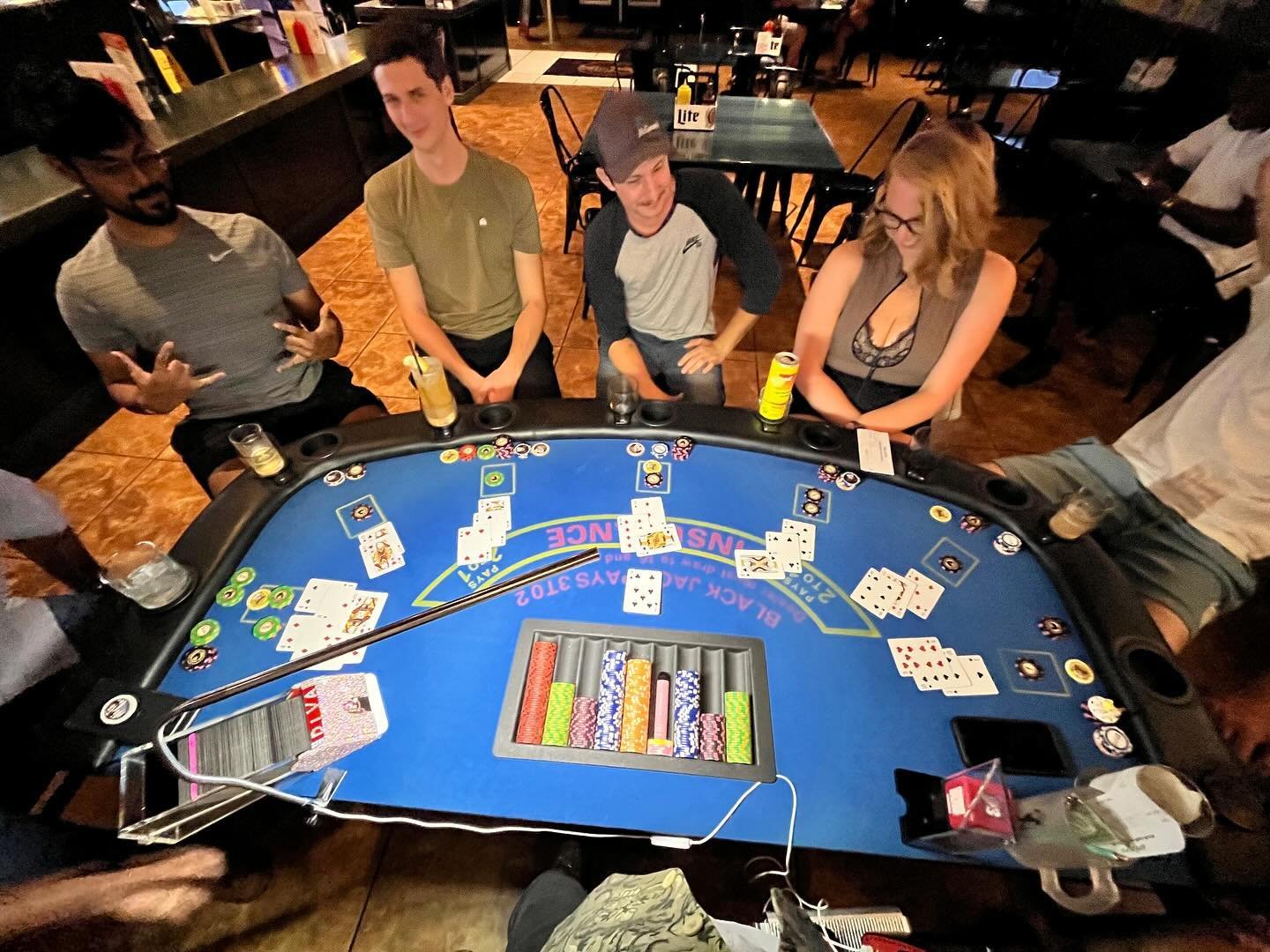 Players kicking butt with 21s #blackjack &spades;️&diams;️&clubs;️&hearts;️ 🃏🃏

.
.
.
 #blackjack21 #casino #poker #slots #sport #jackpot #gambling  #ace #onlinecasino #casinonight #blackjacktable #event #privateparty #birthdays #girlsnight #guysni