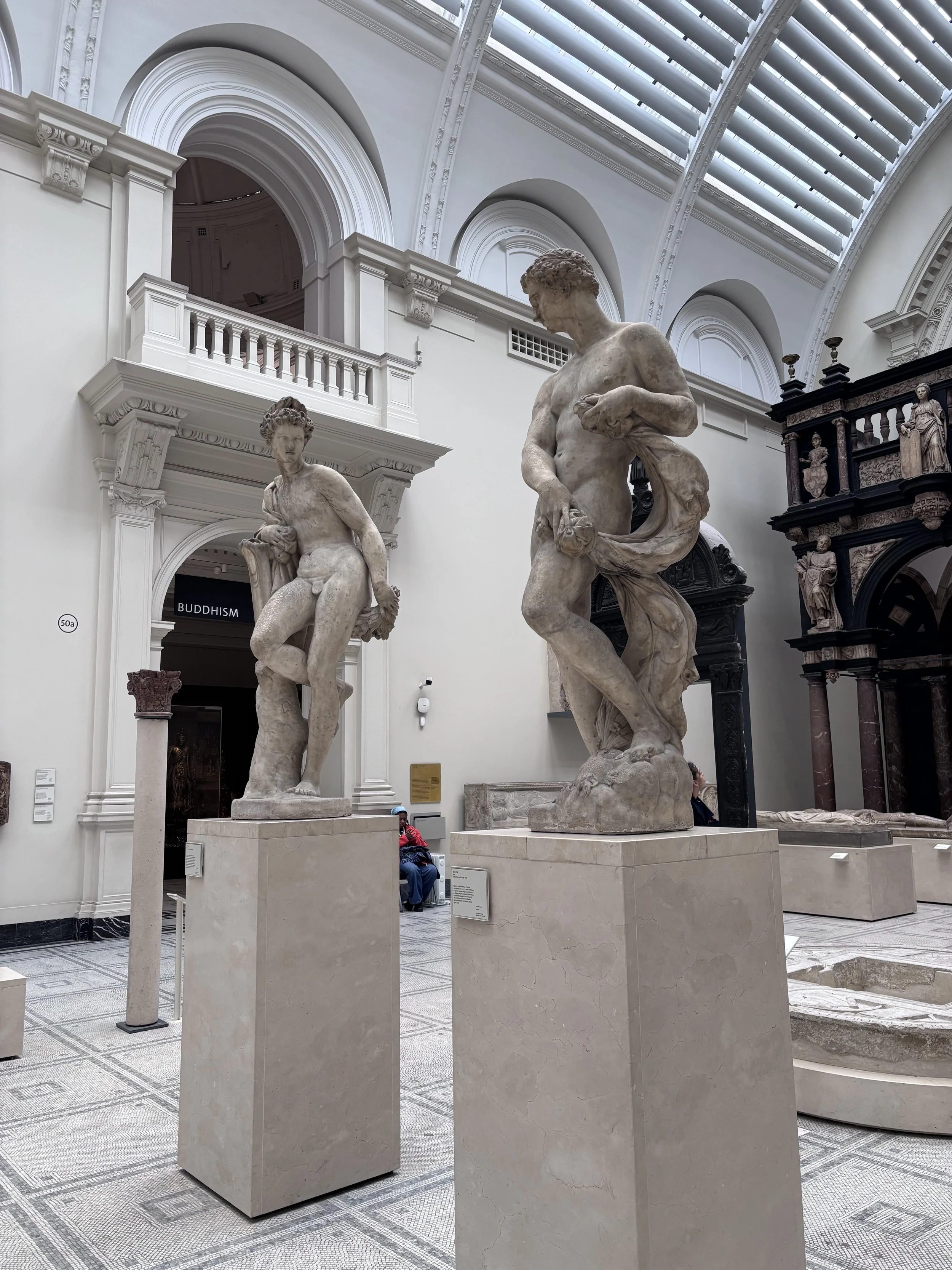 Drawing Apollo & Zephyr at the V&A: Classical Sculpture Sketching Workshop
