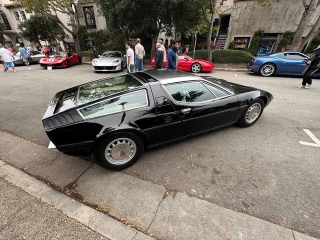 est Maserati at the Ferarri  Owners Club Concours de Elegance in Carmel