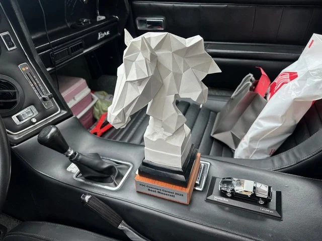 est Maserati at the Ferarri  Owners Club Concours de Elegance in Carmel