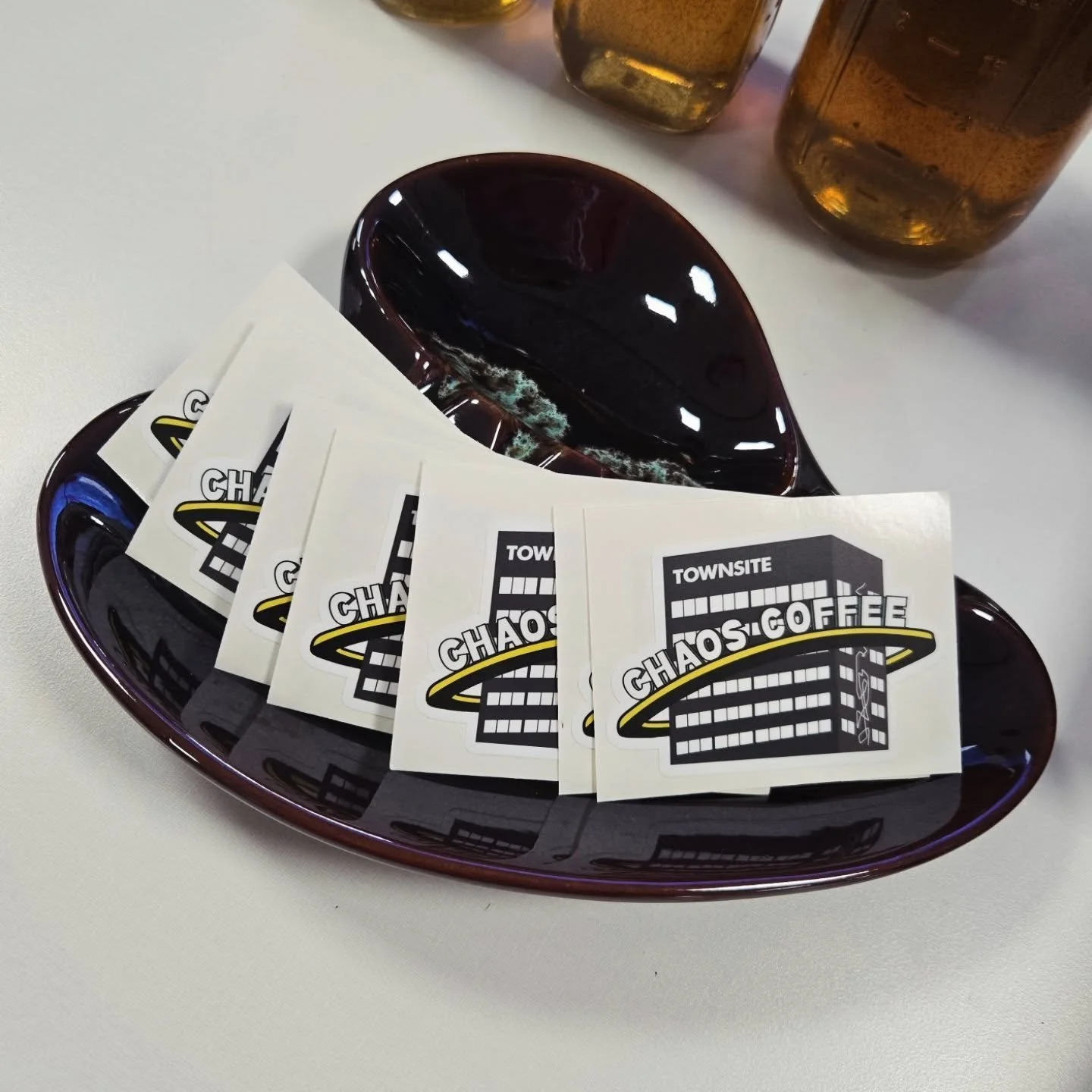 New stickers to add to the collection 

@townsitecafe @townsitetopeka 

We are always so happy with the results we come up with @awarddecals 

And on another note, I have several sizes of extra tee shirts from the Tour Dates design if anyone is inter