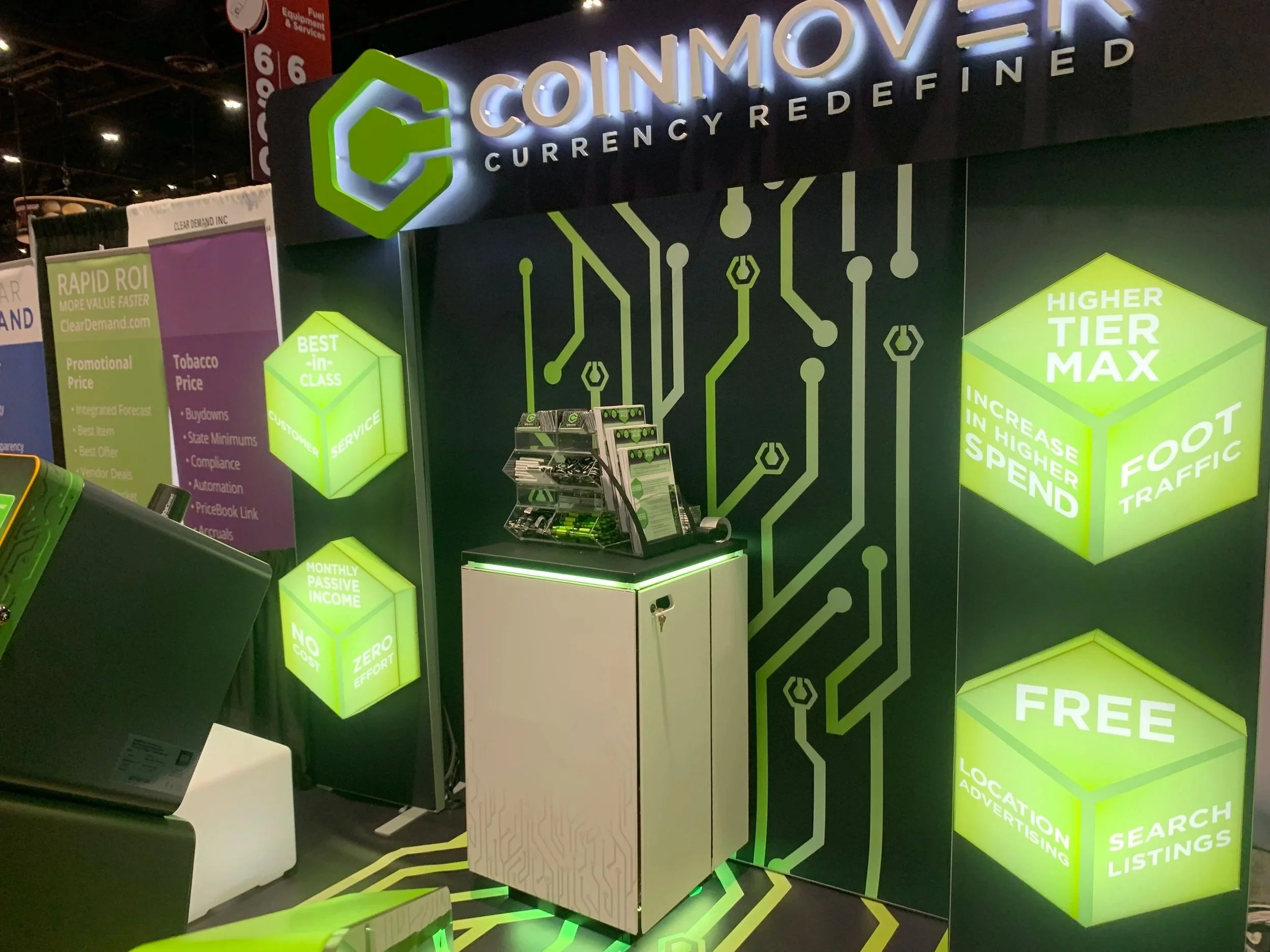 Coinmover Trade Show Booth