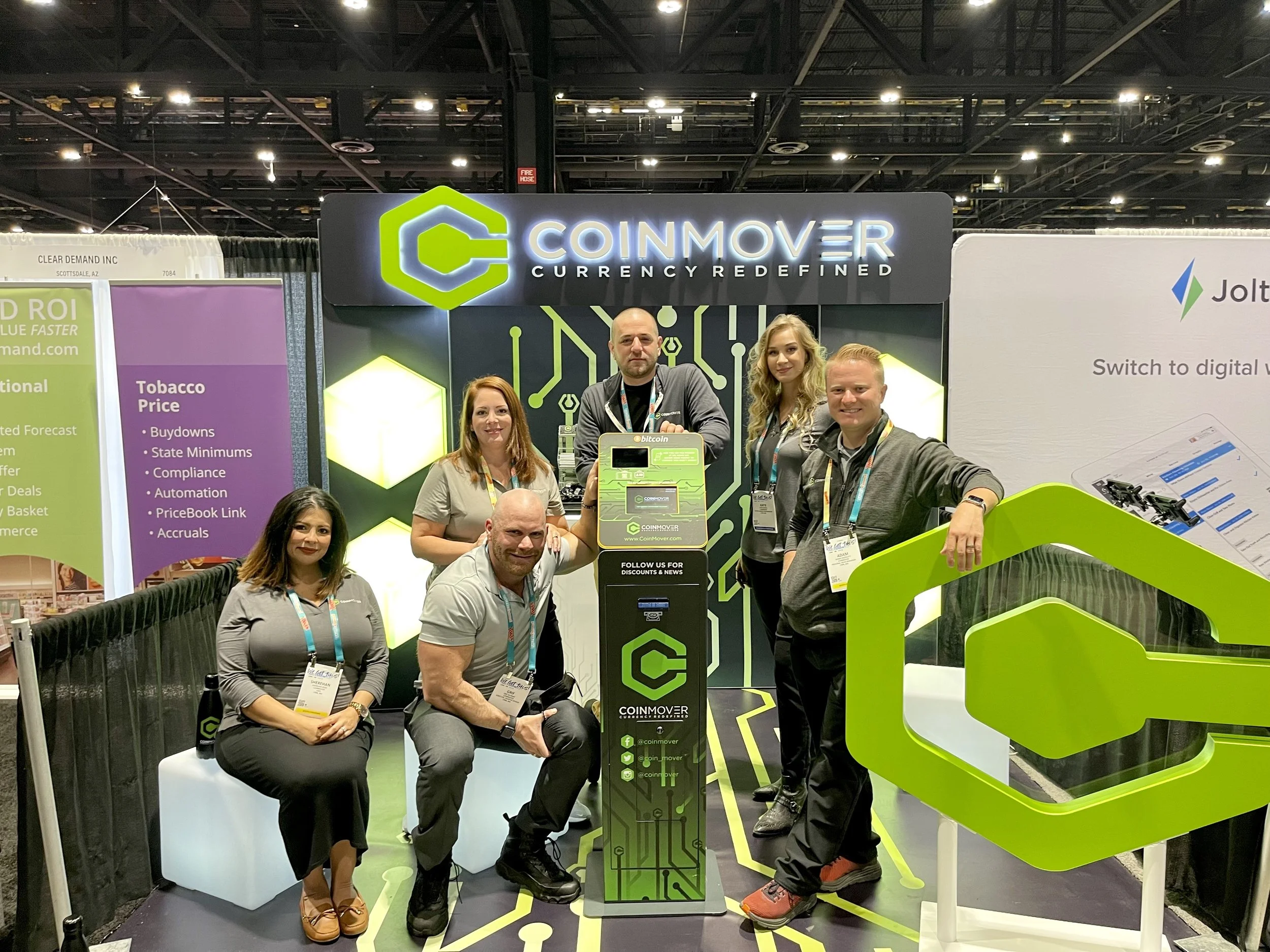 Coinmover Trade Show Booth