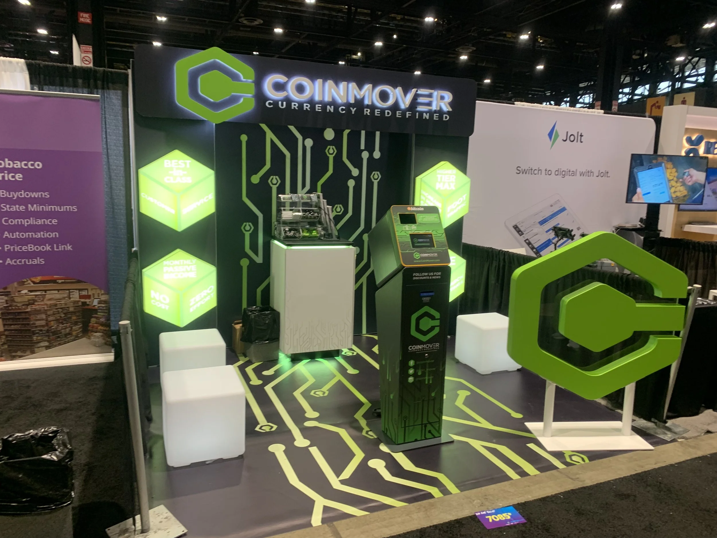 Coinmover Trade Show Booth