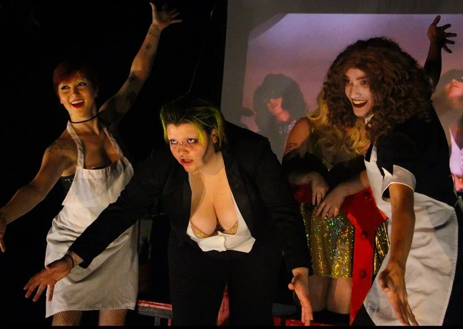 We had a GREAT show at the cemetery with our amazing guest Kay from FNS performing as Frank and our very own Clauds making their debut as Columbia!!