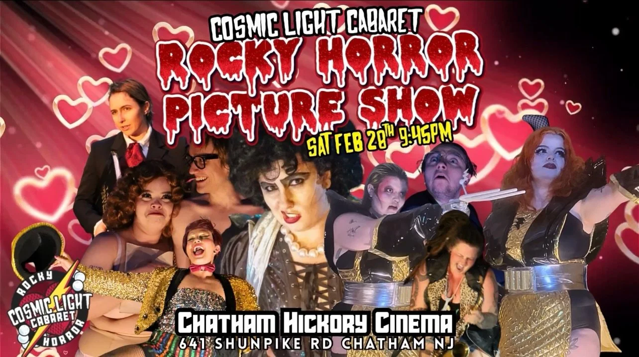 Saturday Feb 28th get ready for another riveting Rocky Horror adventure! 

Meet us at @chathamhickorycinema at 9:45 as legacy lives on and we do the Time Warp again! 

Meet our Pope Sexy in the lobby to officially get married for 24 hours! If you lik