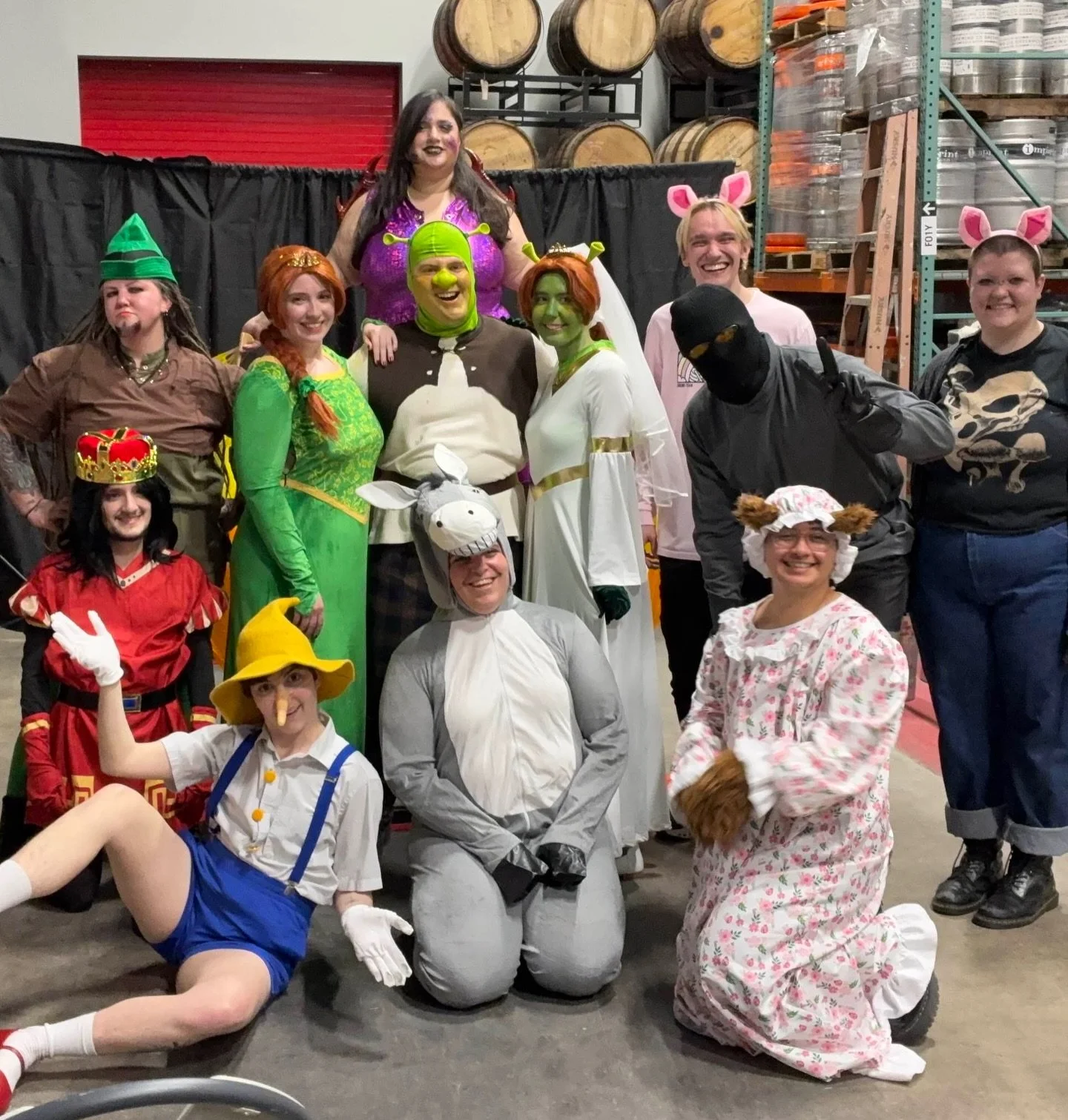WOW WOW WOW!!! WE HAD THE BEST TIME LAST WEEKEND WITH @bolerosnort !!! 

Shrek was brought to life right on the brewery floor and we couldn't have been more joyful to do it!! 

Missed it?? Catch it at our home theater in March!!