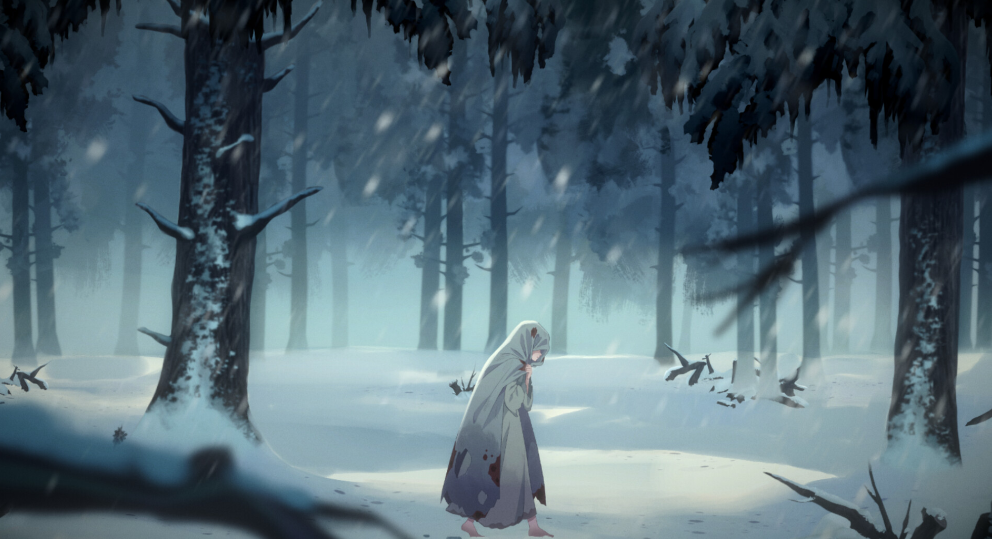 Background assets by me. Foreground trees by @Jettimania, character model by @AoClover