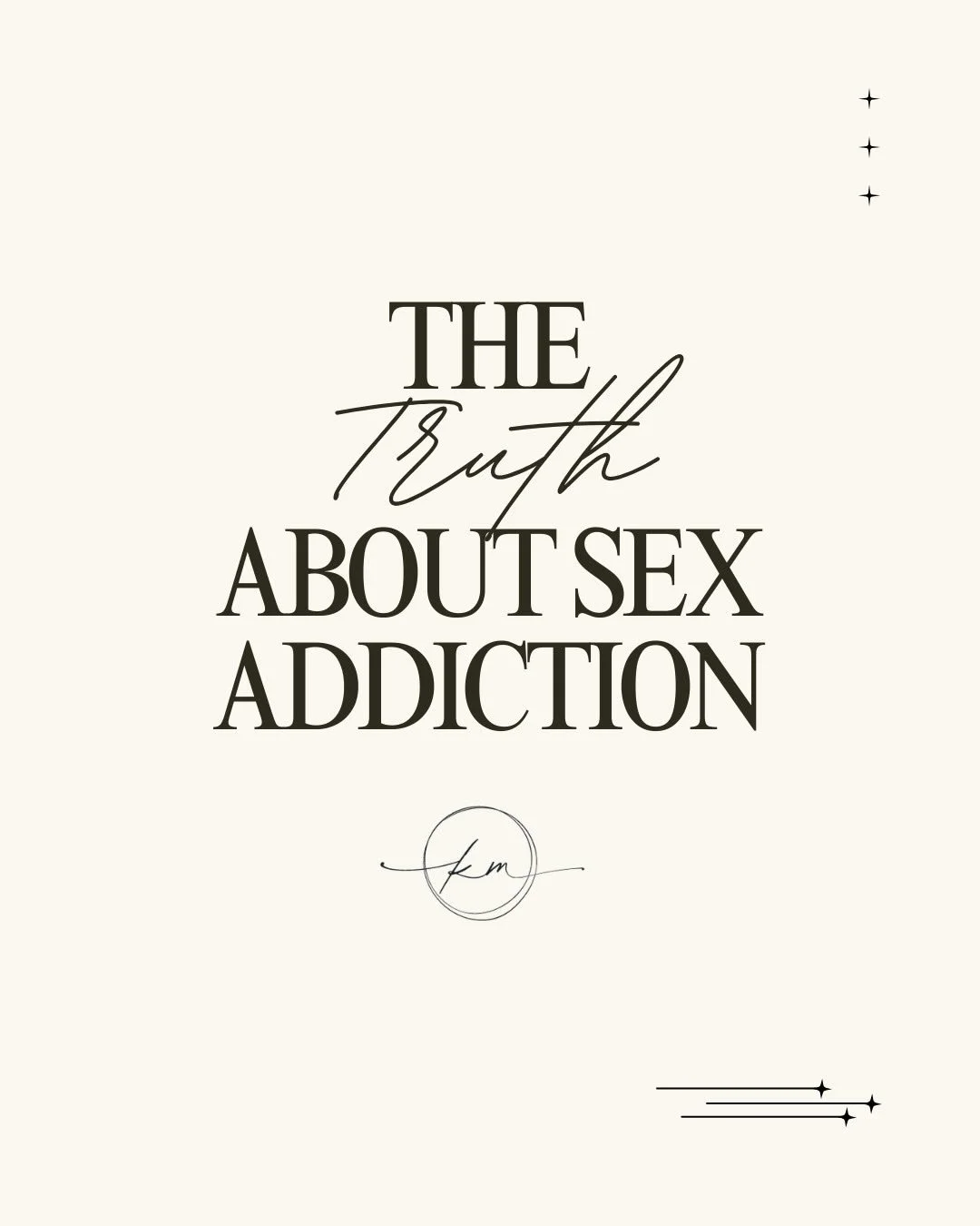 Let&rsquo;s talk about sex addiction &mdash; without shame, shock, or oversimplification.

There&rsquo;s a lot of misunderstanding around it. People assume it&rsquo;s about impulse, desire, or a lack of control. But what I see, again and again, is so