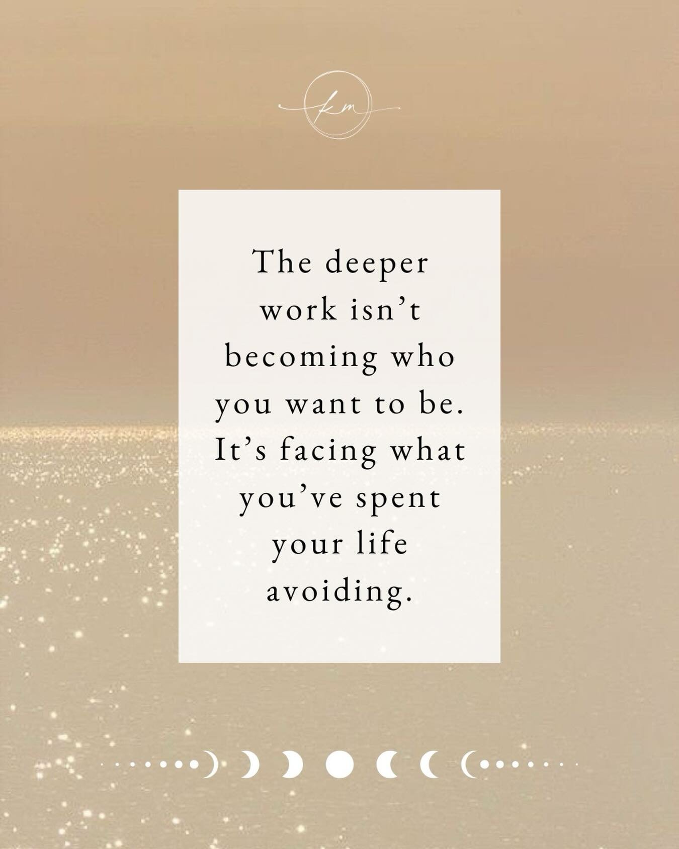 A lot of people come into therapy wanting to change themselves. To feel more secure, more grounded, less reactive. To finally feel like the version of themselves they&rsquo;ve been trying to get to.

But at some point, the work shifts.
It becomes les