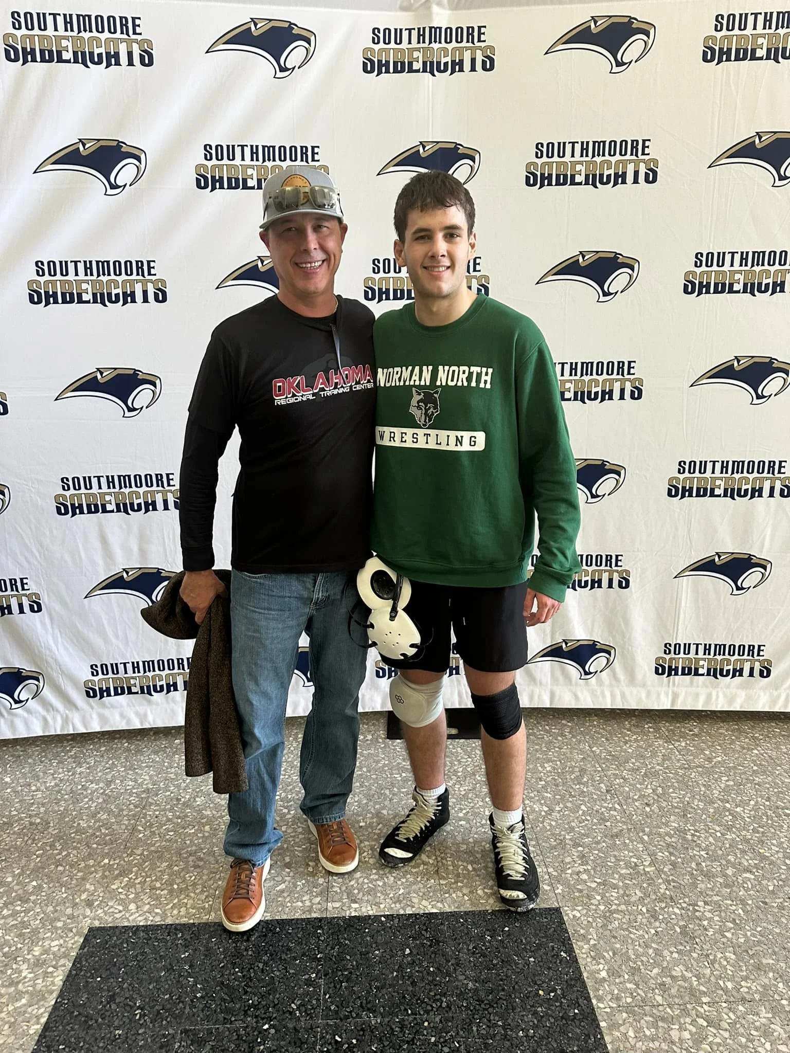 Senior Sunday!  Super proud of his progress!
